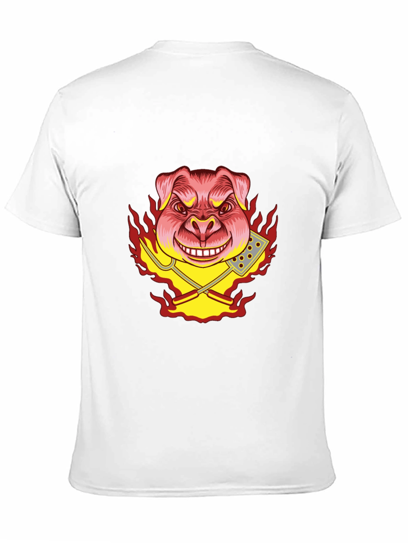 BBQ Pig Graphic Tee - Black T-Shirt