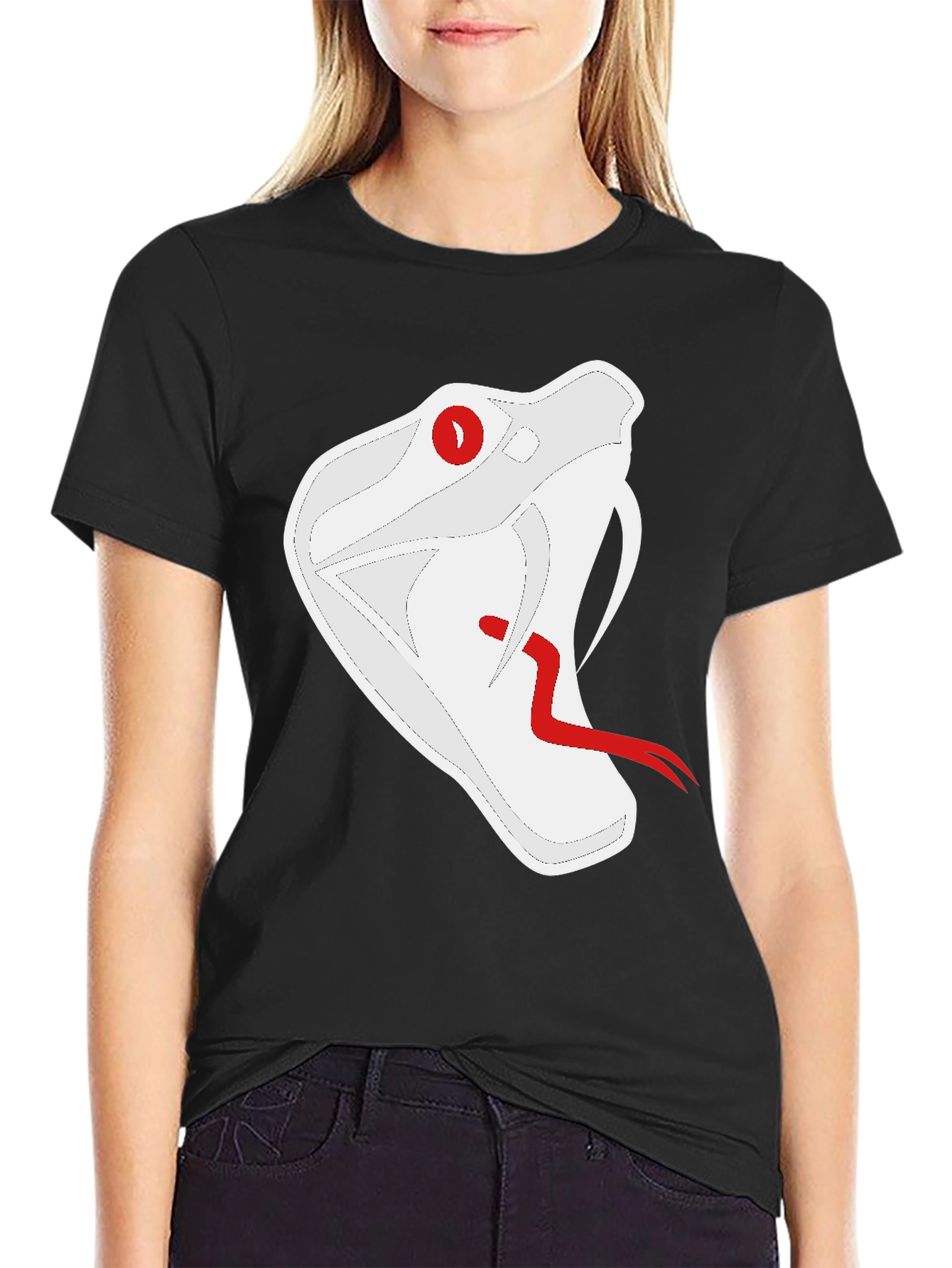 Snake T-Shirt - Black Graphic Tee