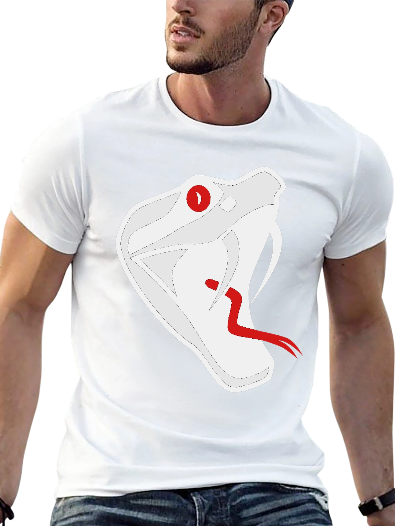 Snake T-Shirt - Black Graphic Tee
