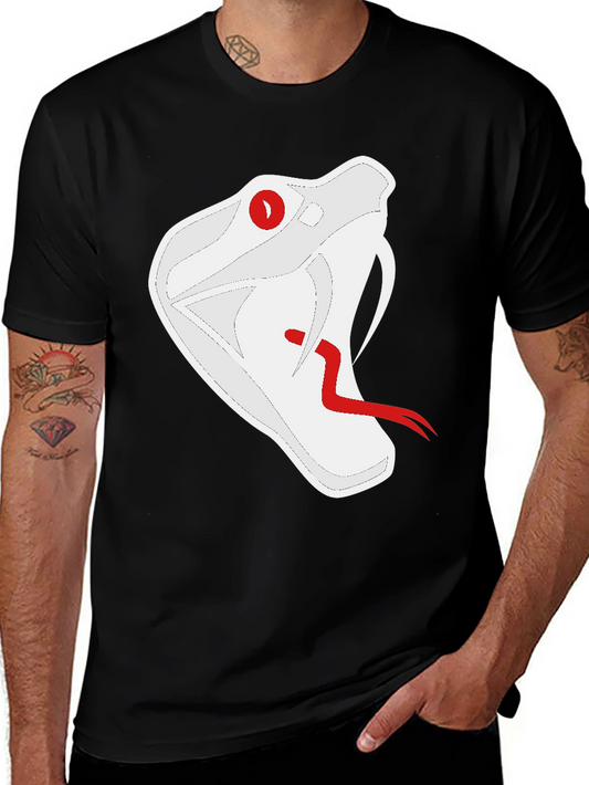 Snake T-Shirt - Black Graphic Tee