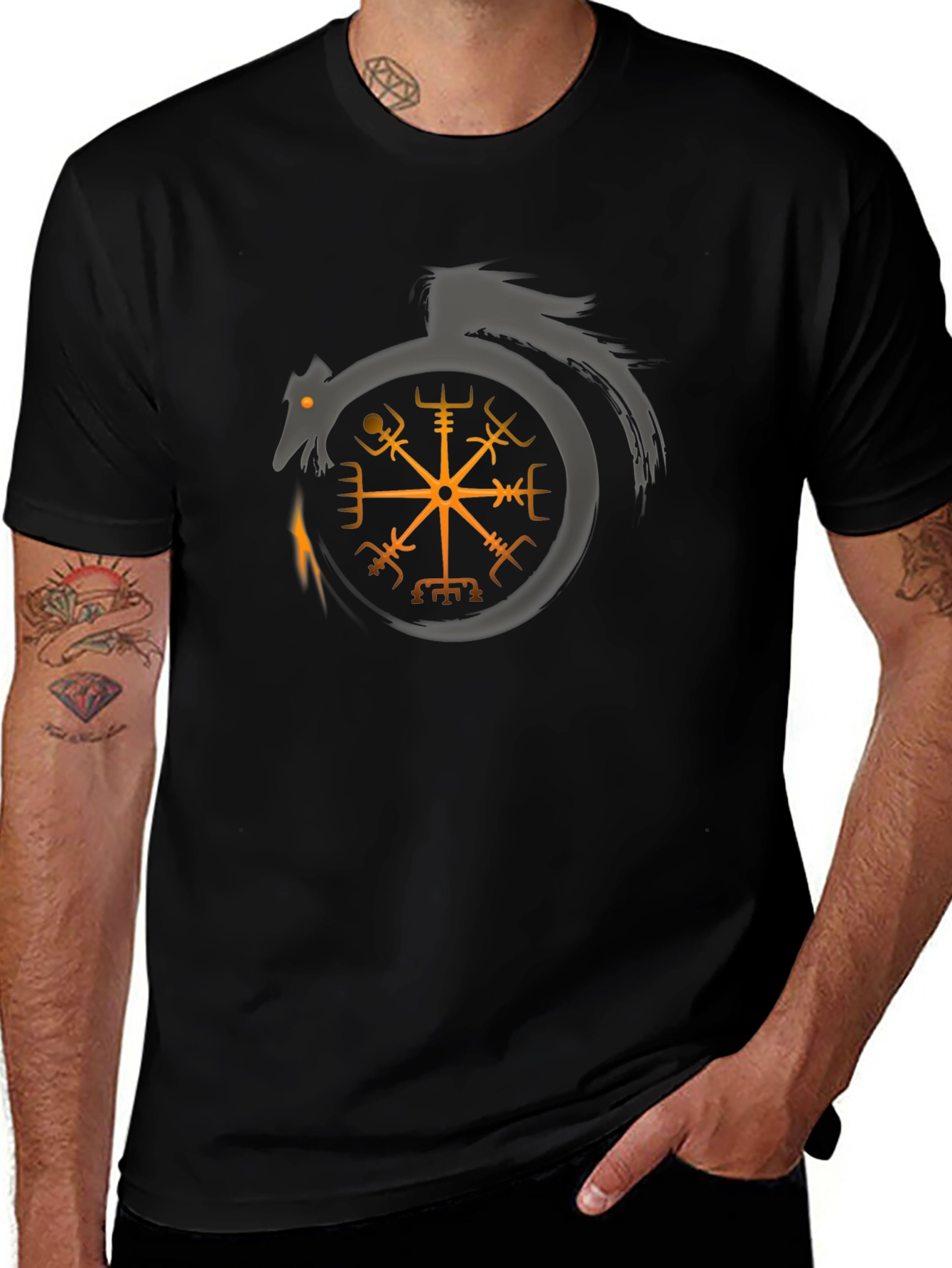 Vegvisir Dragon T-Shirt