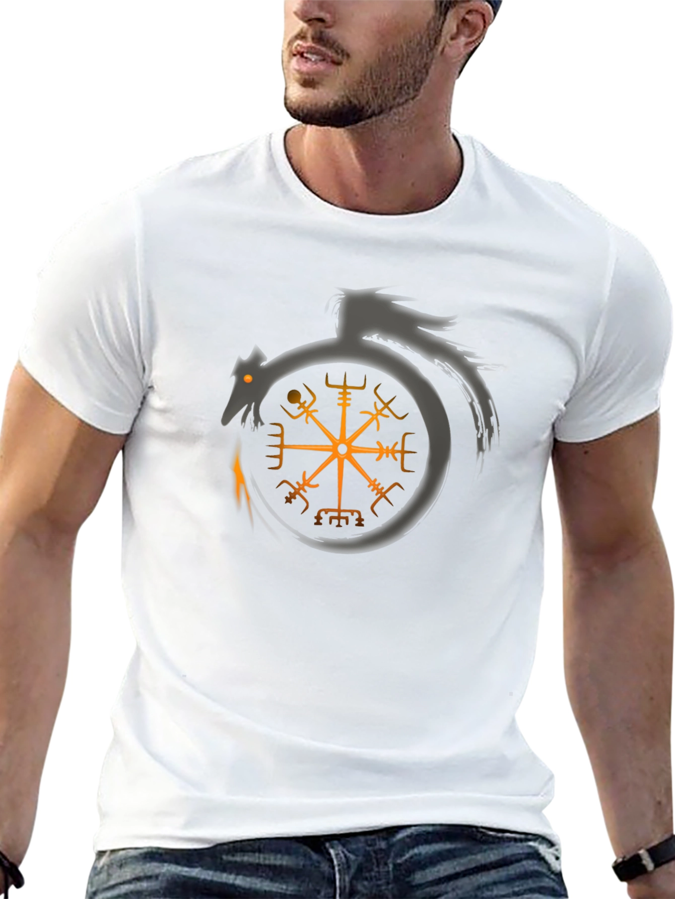 Vegvisir Dragon T-Shirt