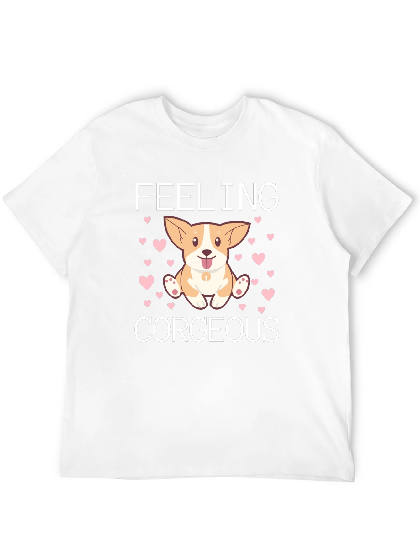Feeling Corgeous Corgi T-Shirt – Cute Dog Lover Tee