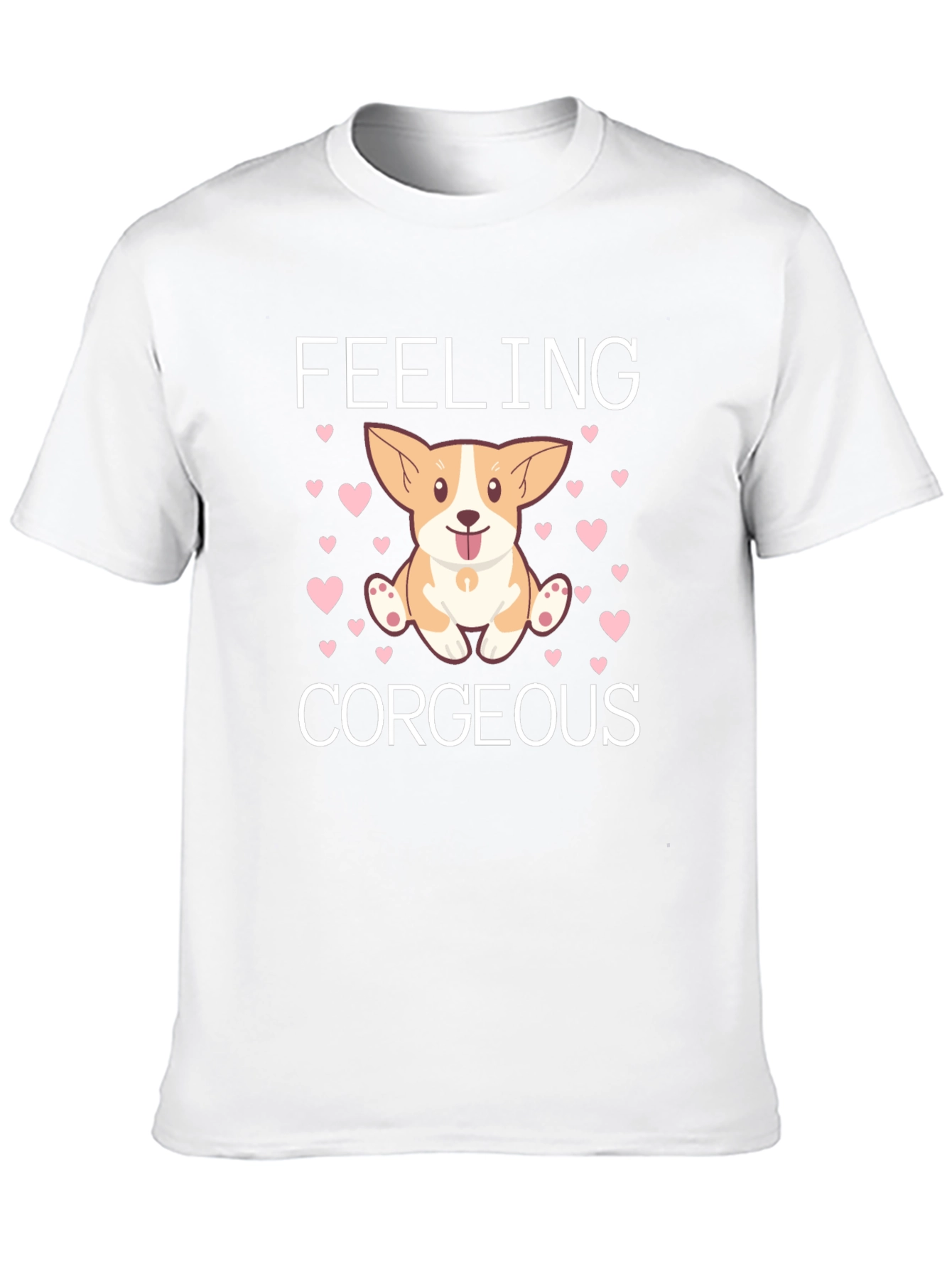Feeling Corgeous Corgi T-Shirt – Cute Dog Lover Tee