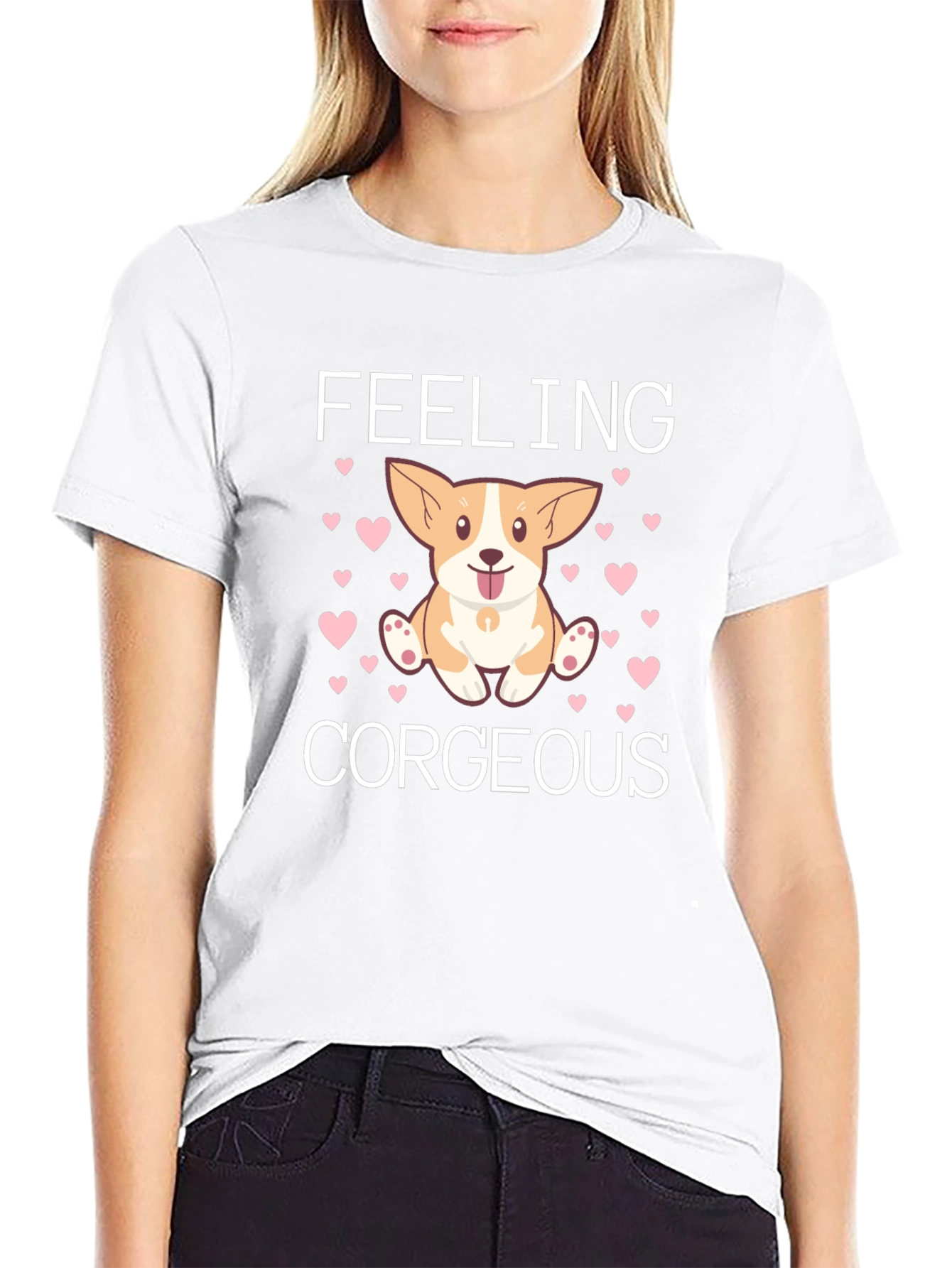 Feeling Corgeous Corgi T-Shirt – Cute Dog Lover Tee