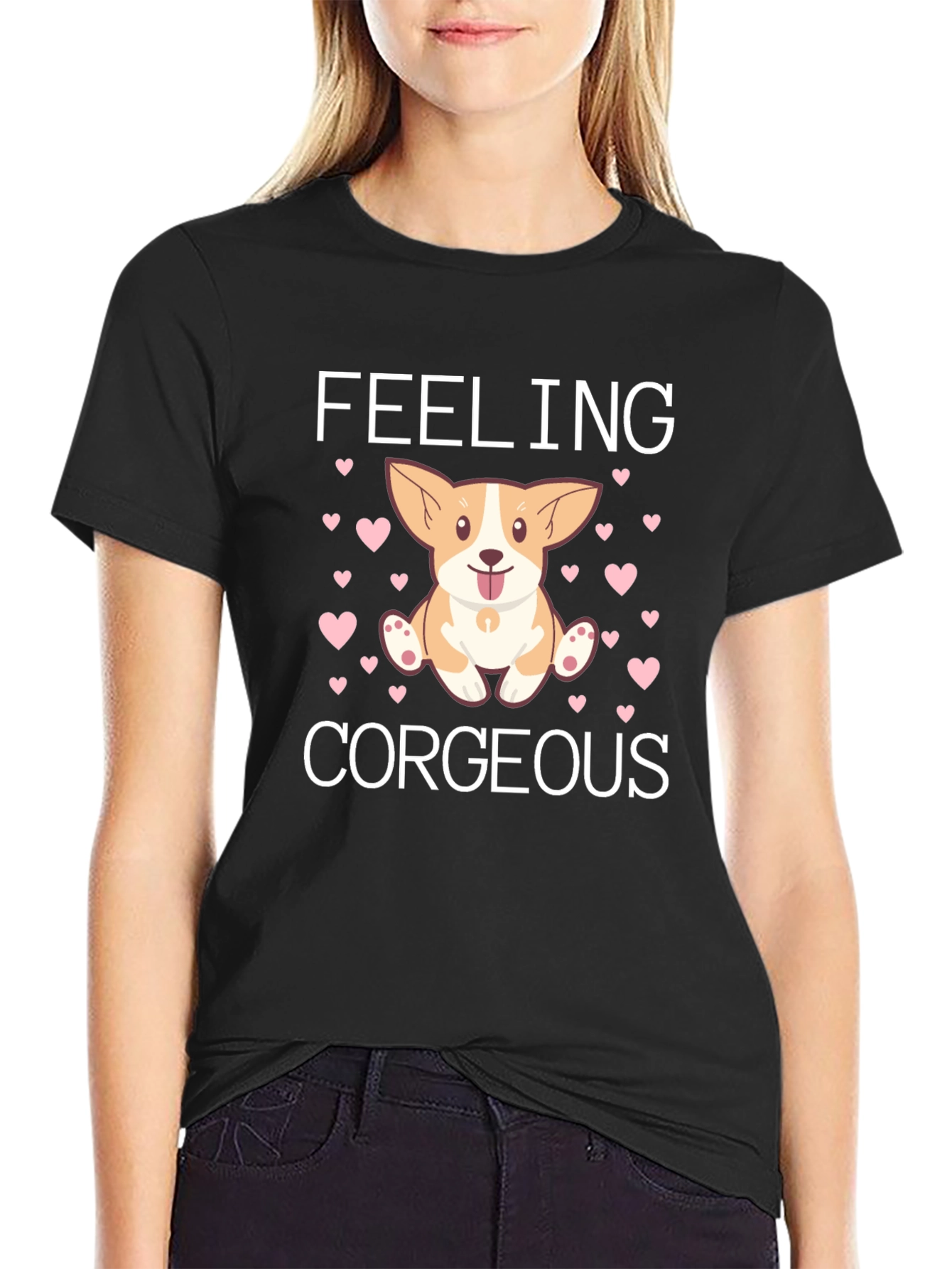 Feeling Corgeous Corgi T-Shirt – Cute Dog Lover Tee