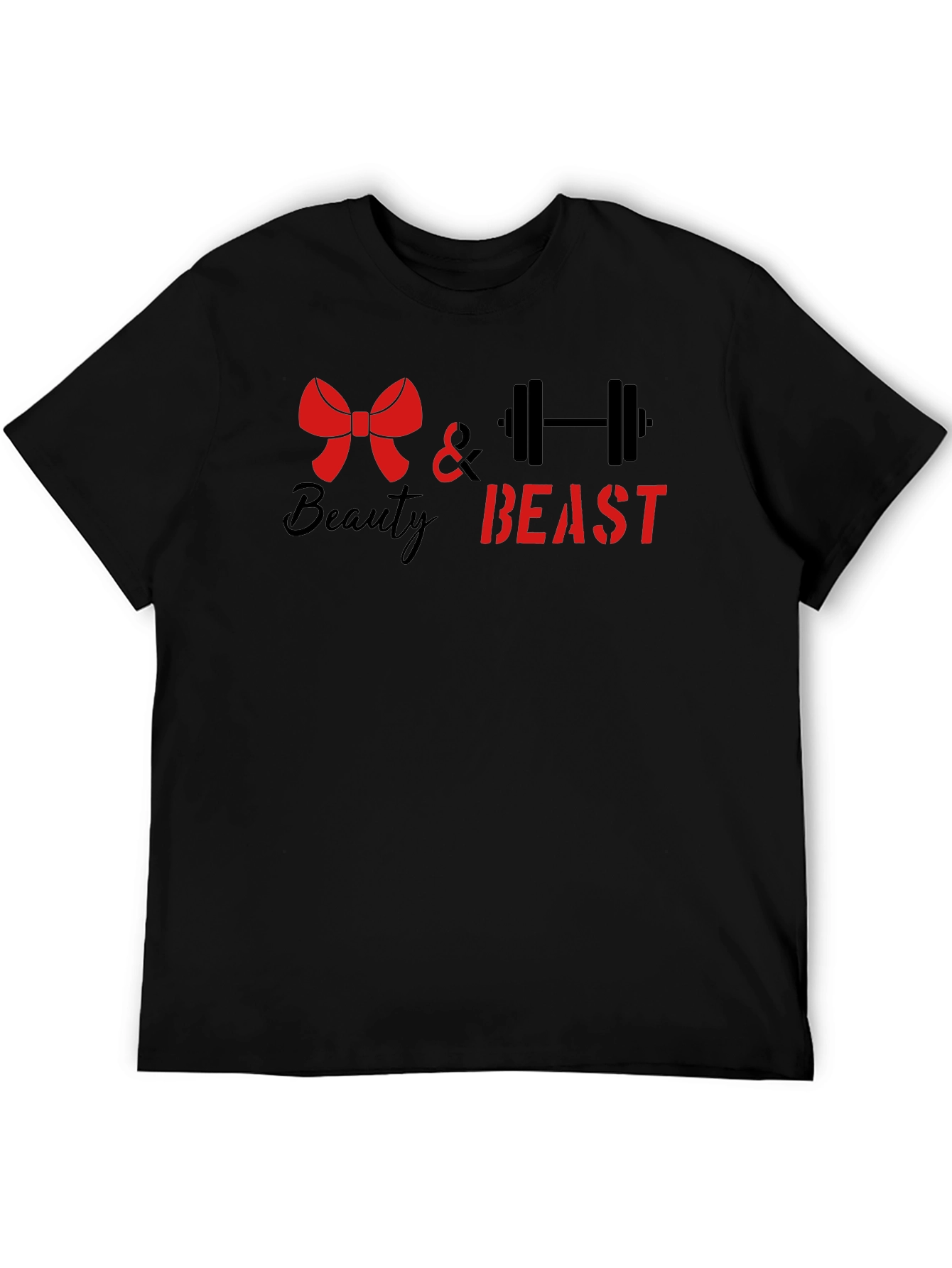 Beauty and Beast Graphic Tee - Fitness Apparel