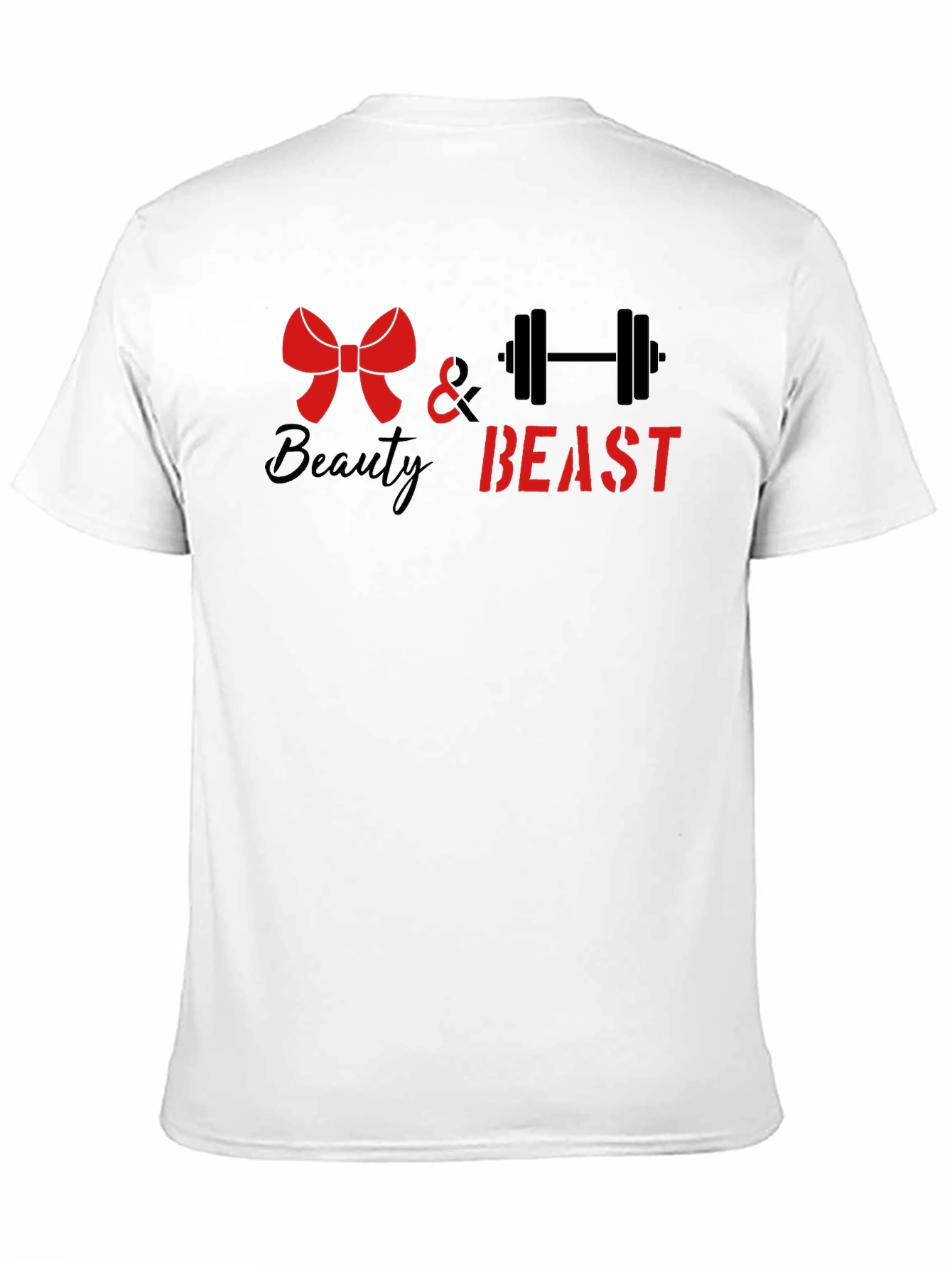 Beauty and Beast Graphic Tee - Fitness Apparel