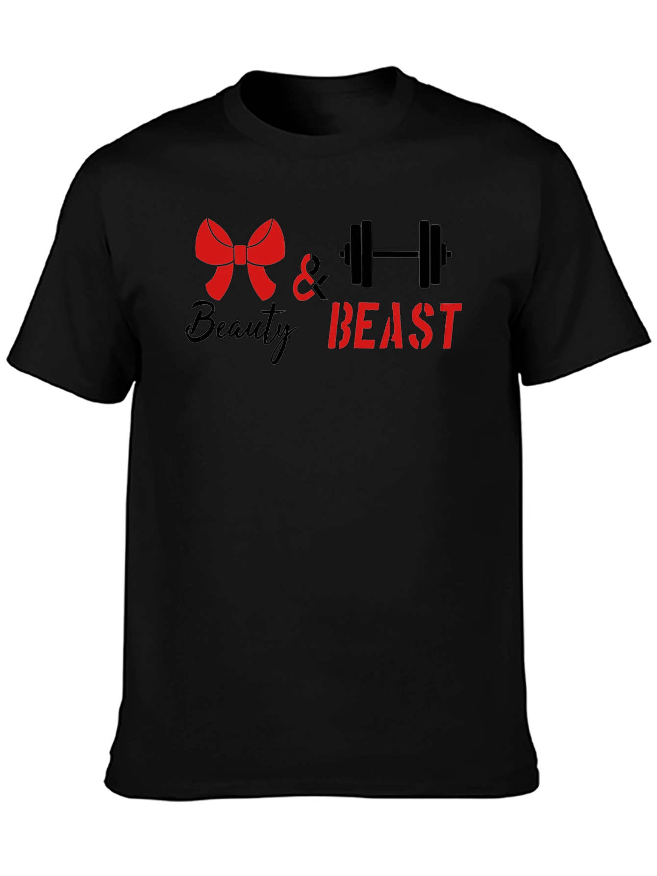 Beauty and Beast Graphic Tee - Fitness Apparel