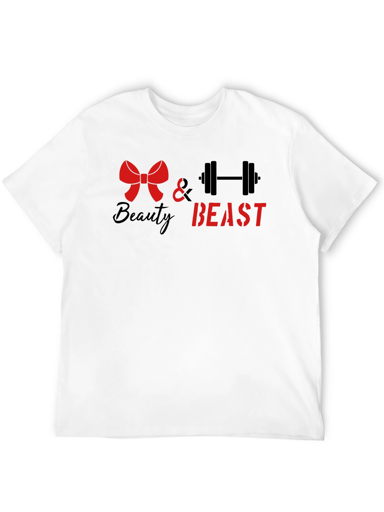 Beauty and Beast Graphic Tee - Fitness Apparel