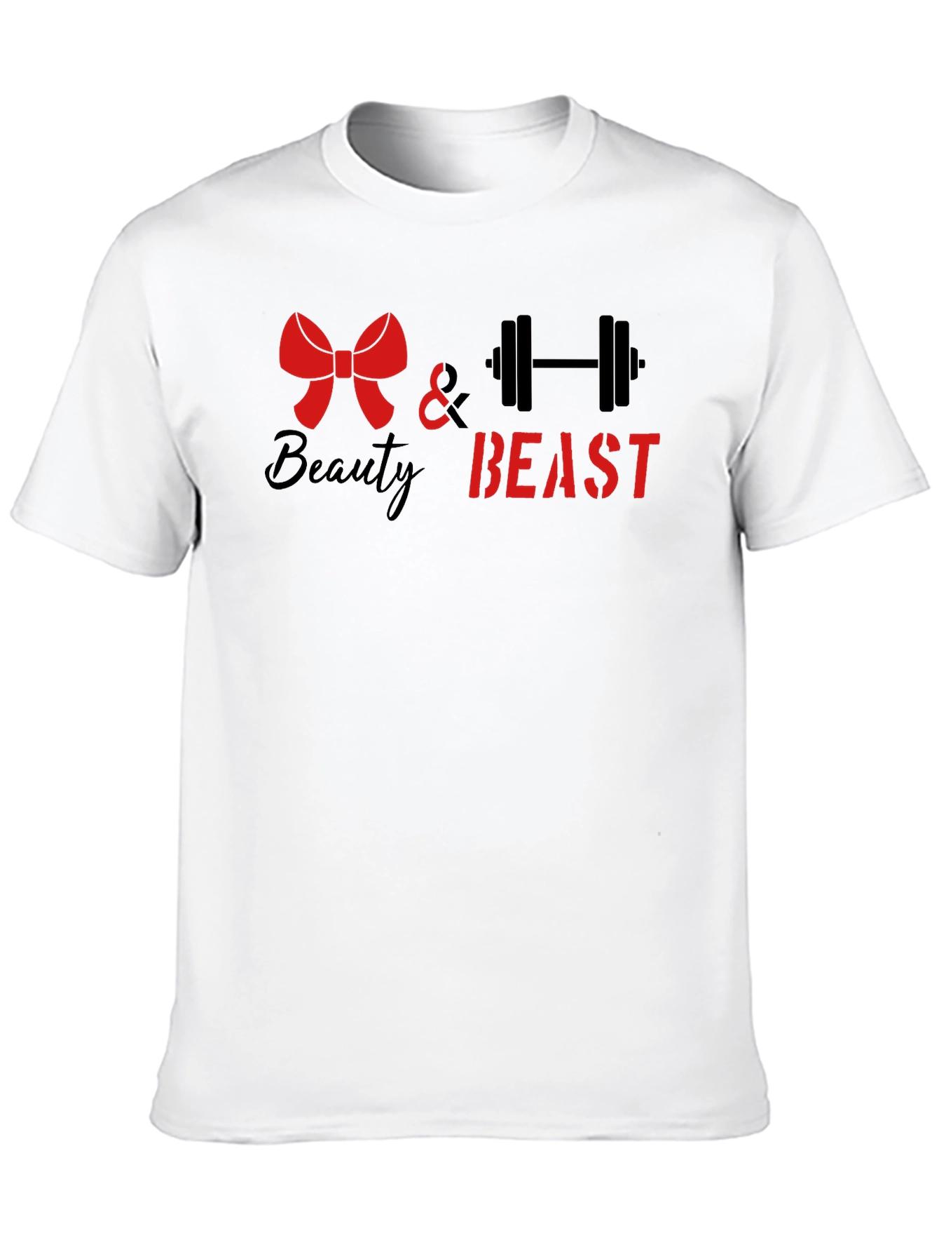 Beauty and Beast Graphic Tee - Fitness Apparel
