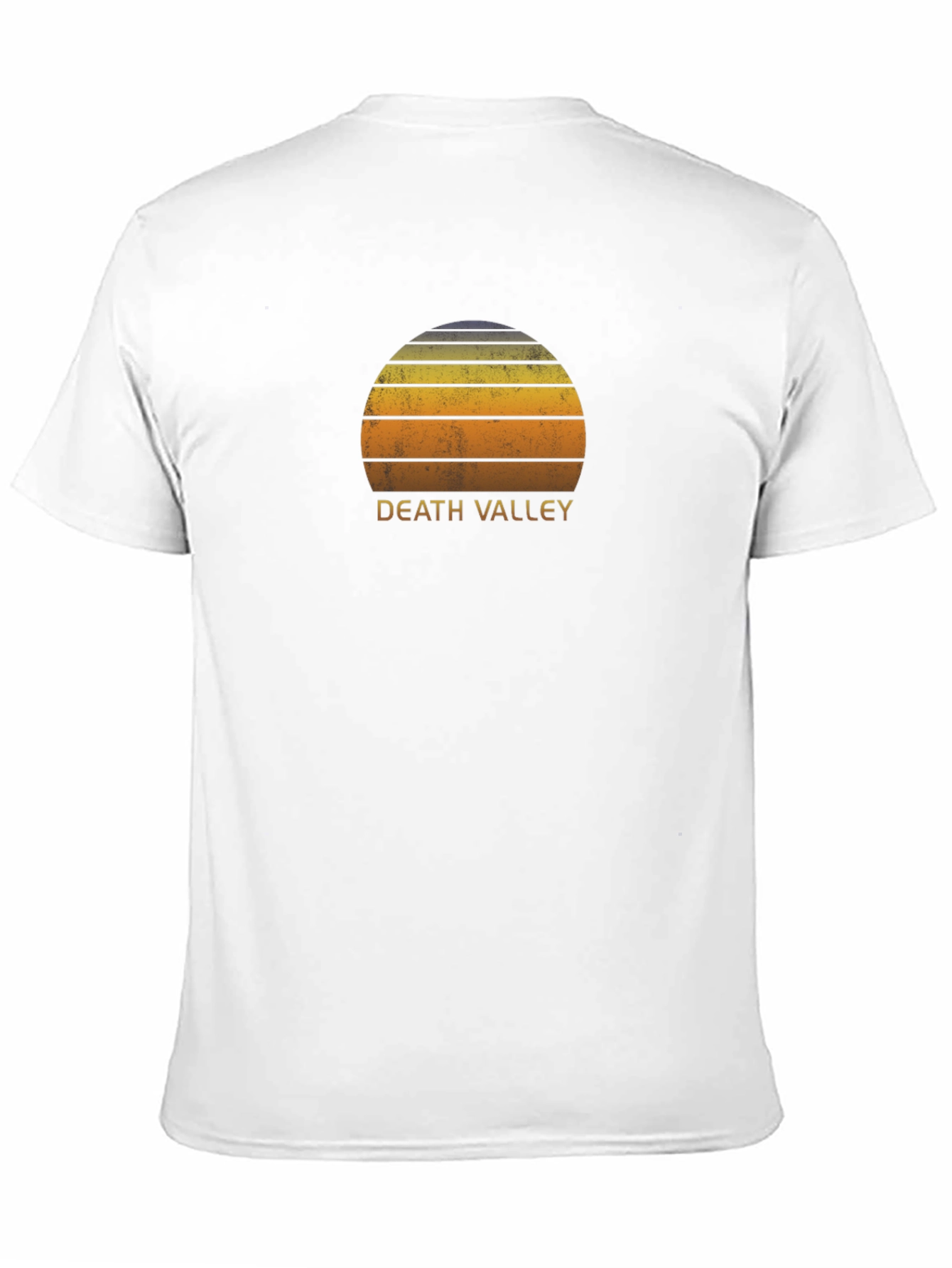 Death Valley Retro Sunset T-Shirt - Black