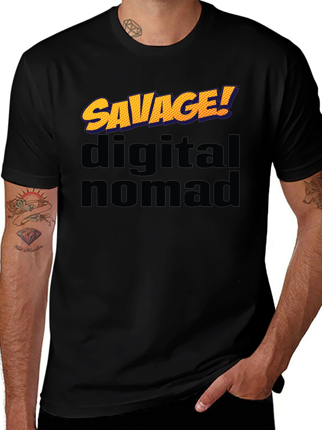 Savage Digital Nomad Black T-Shirt