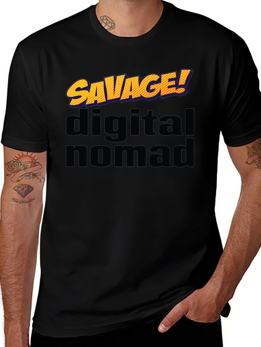 Savage Digital Nomad Black T-Shirt