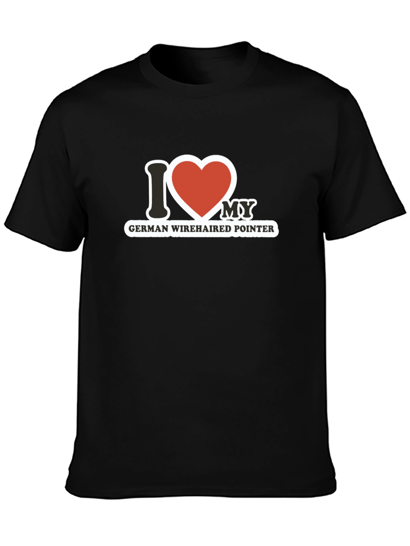 I Love My German Wirehaired Pointer T-Shirt
