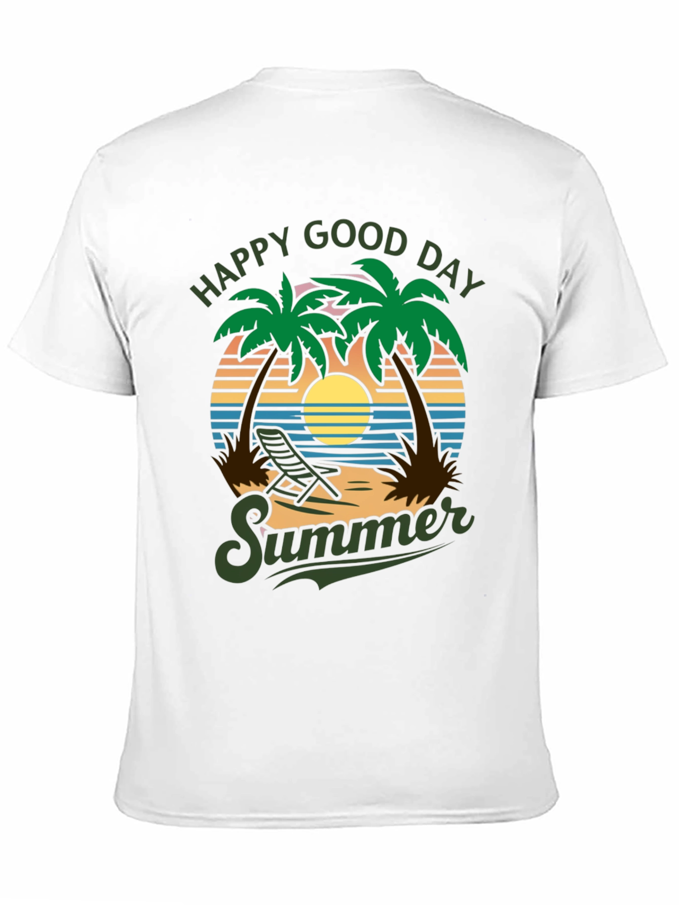 Happy Good Day Summer Graphic T-Shirt
