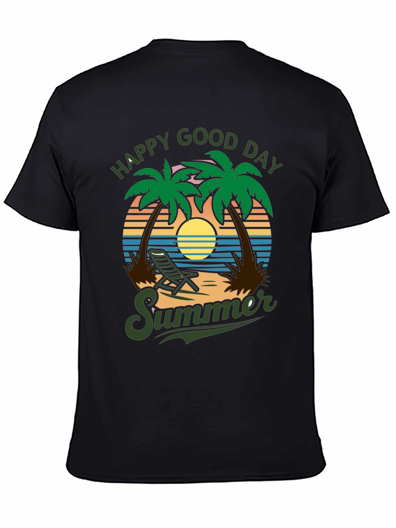 Happy Good Day Summer Graphic T-Shirt
