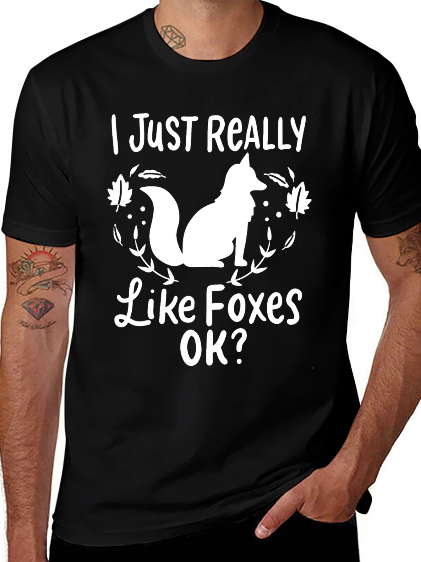 I Just Really Like Foxes OK? T-Shirt