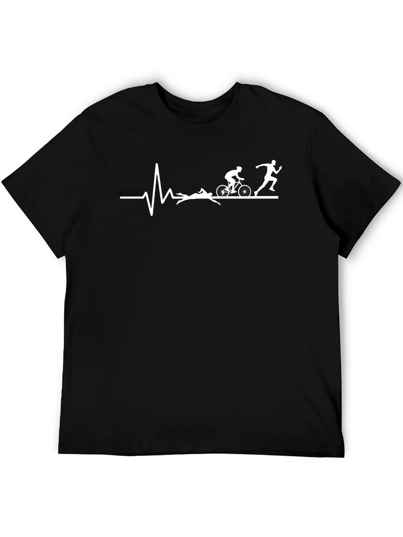 Triathlon Heartbeat Graphic T-Shirt