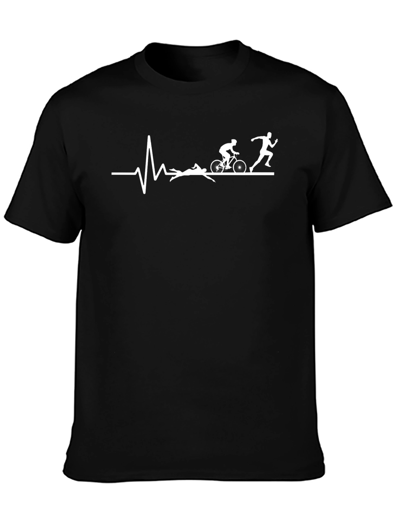 Triathlon Heartbeat Graphic T-Shirt