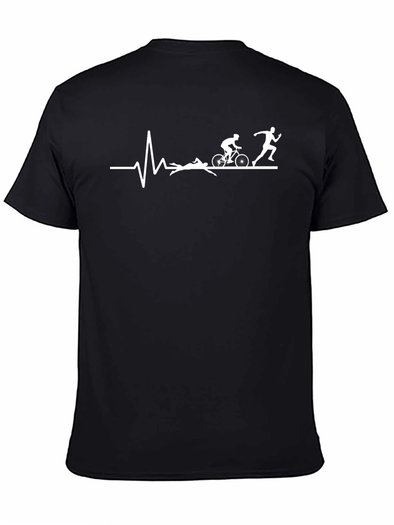 Triathlon Heartbeat Graphic T-Shirt