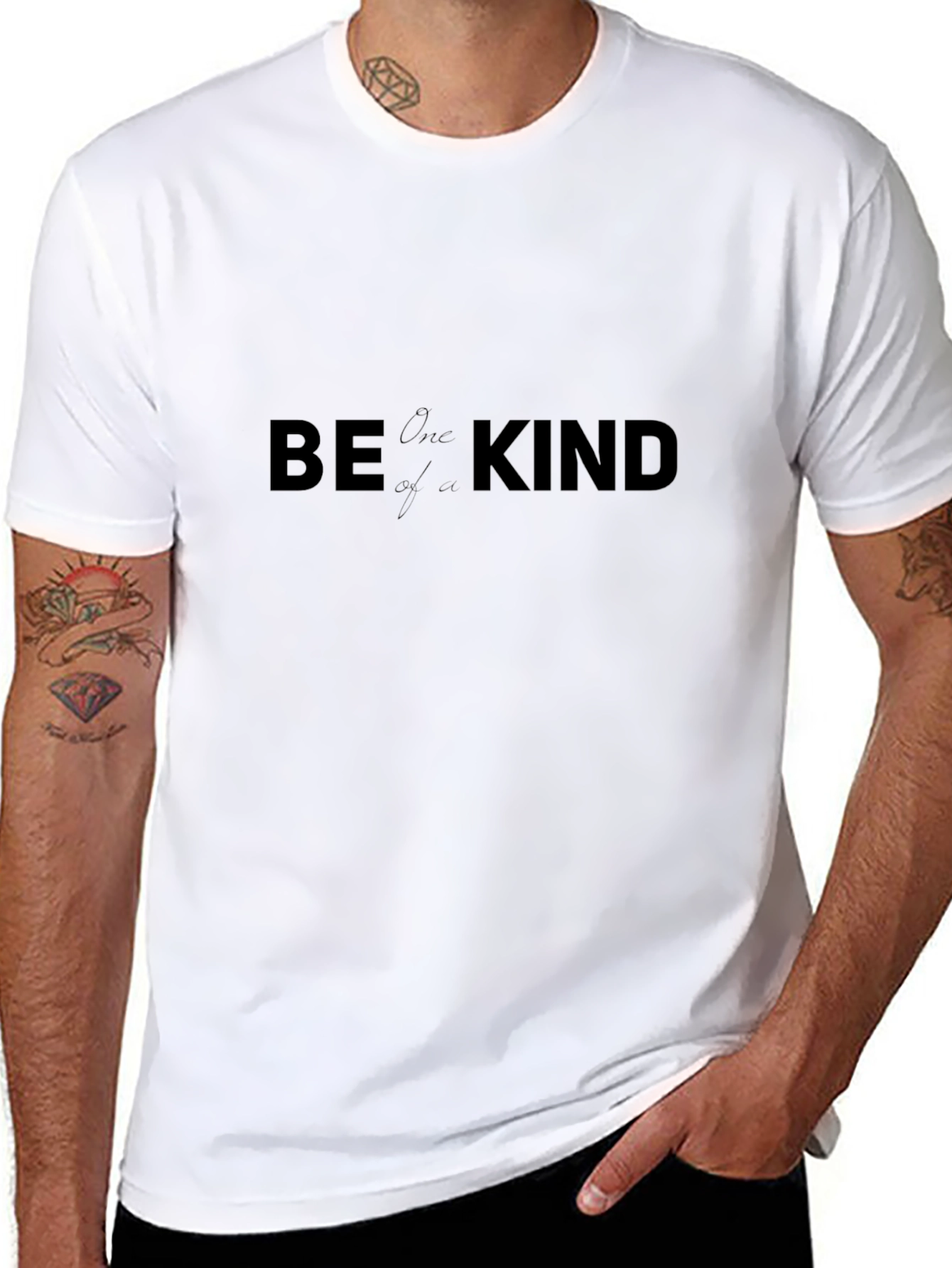 Be One of a Kind Black T-Shirt