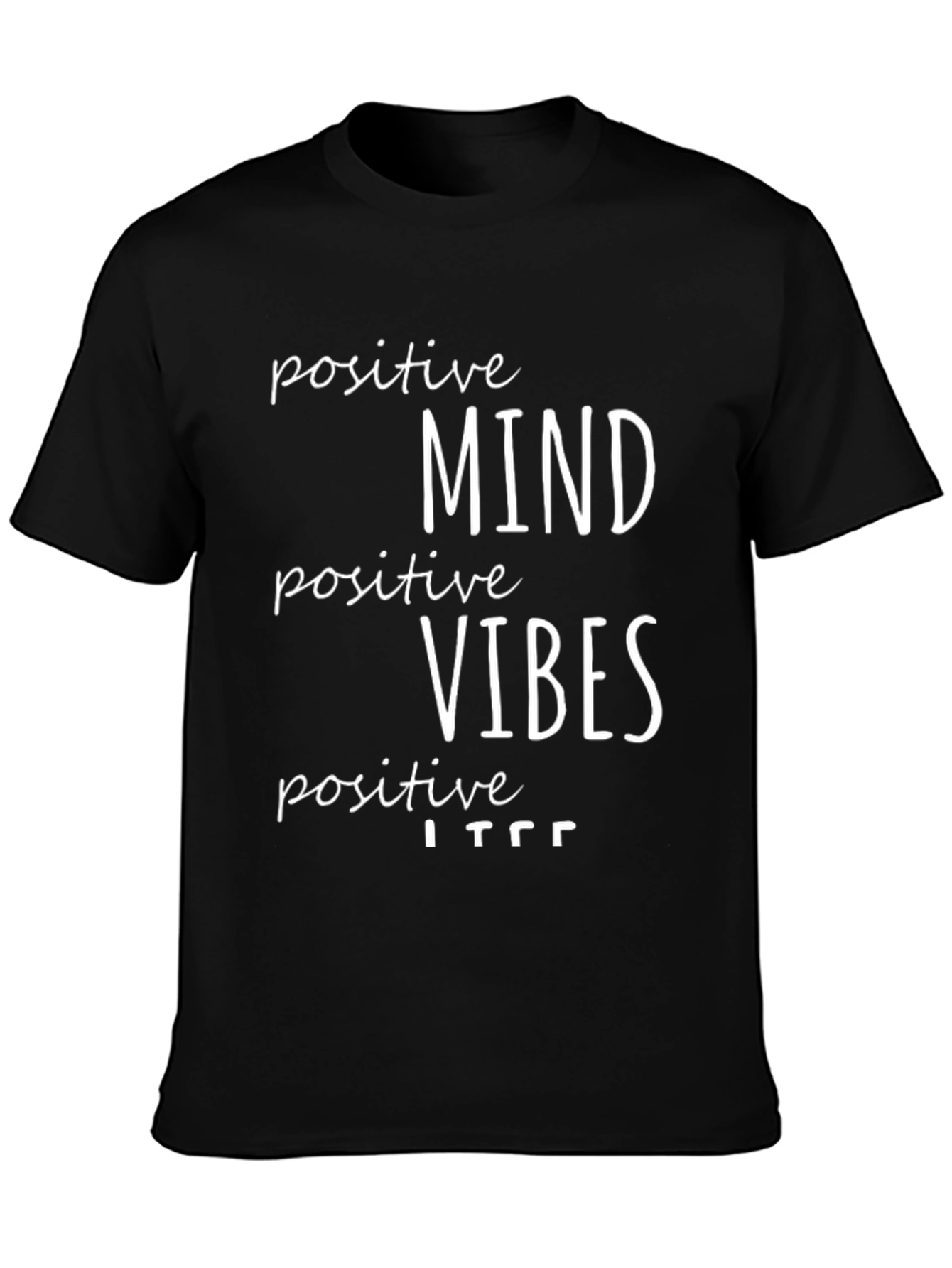 Positive Mind Positive Vibes Graphic Tee