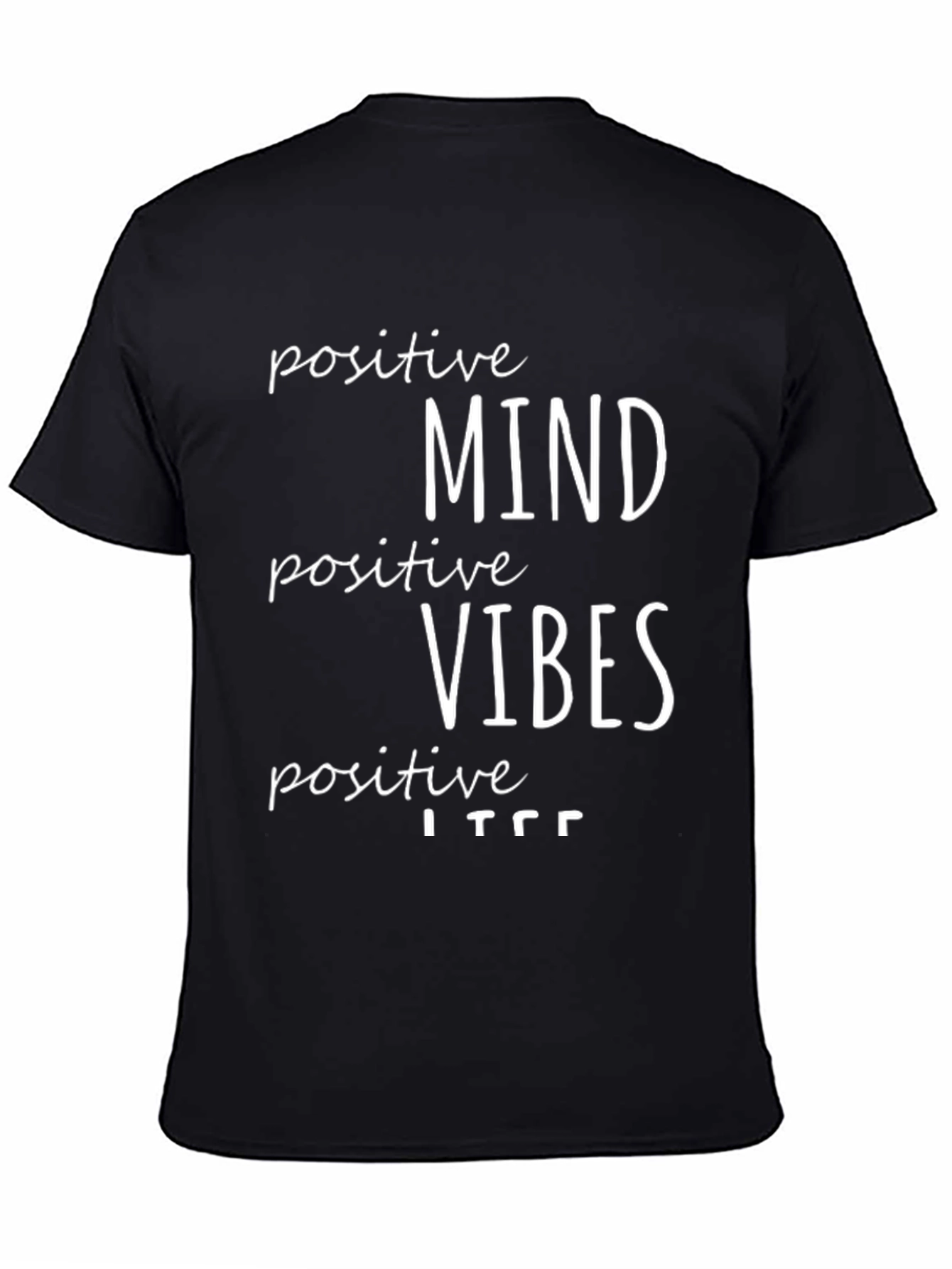 Positive Mind Positive Vibes Graphic Tee