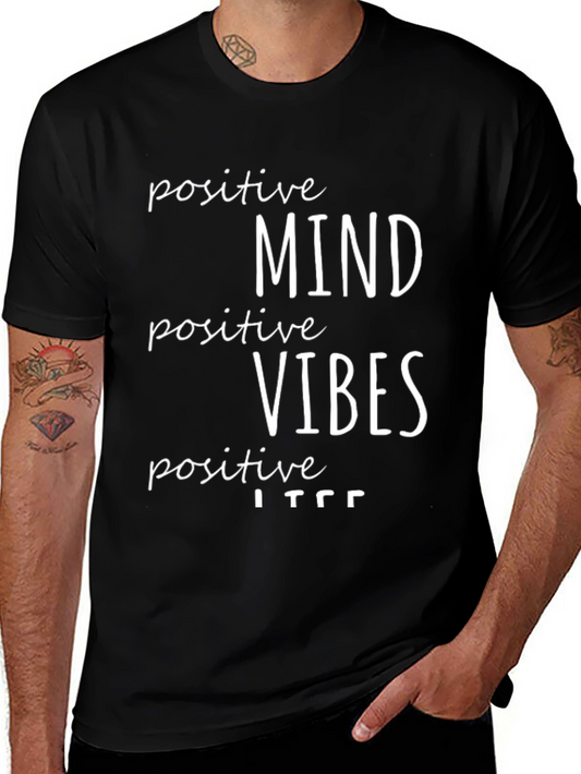 Positive Mind Positive Vibes Graphic Tee