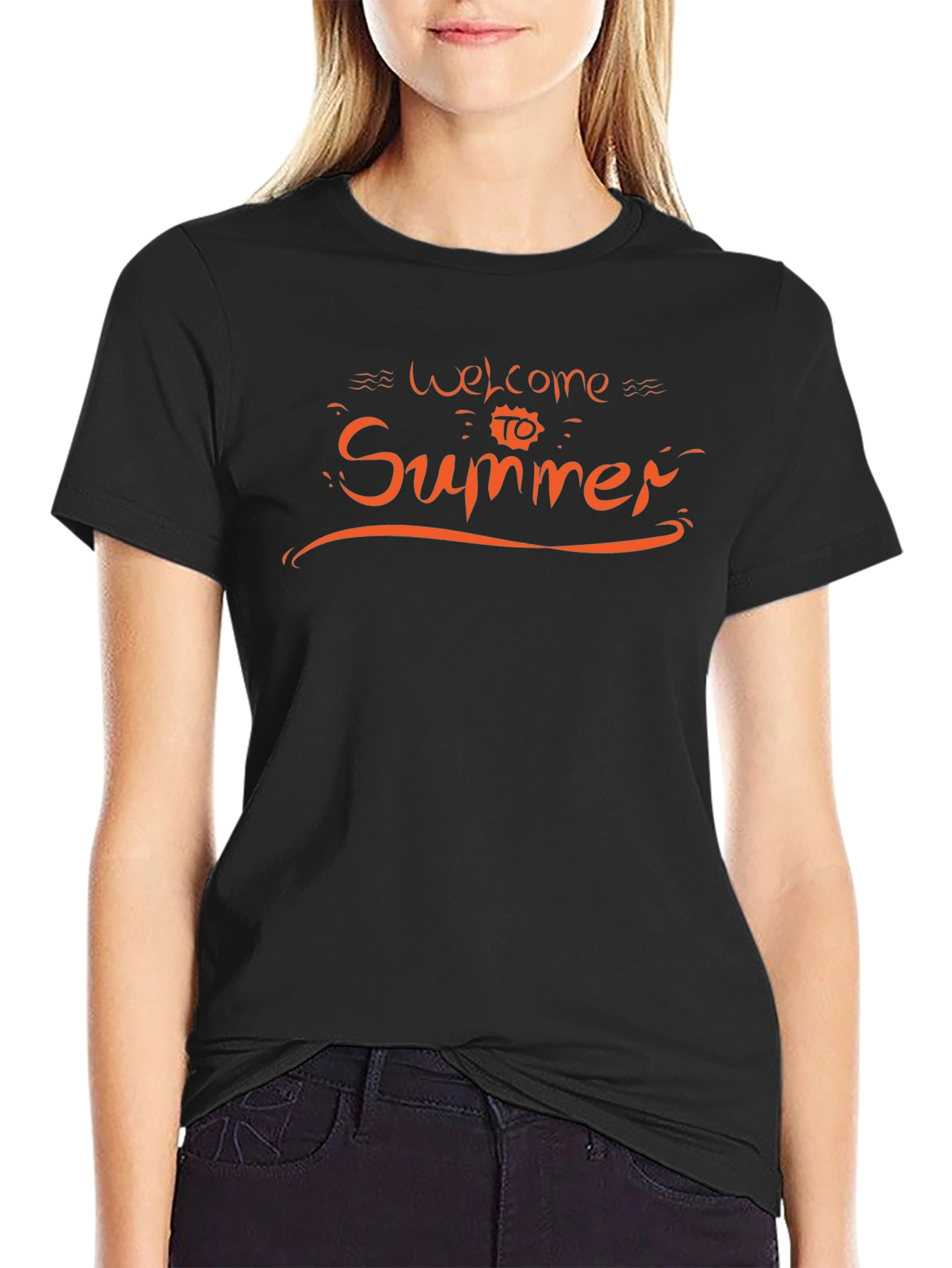 Welcome to Summer Black T-Shirt