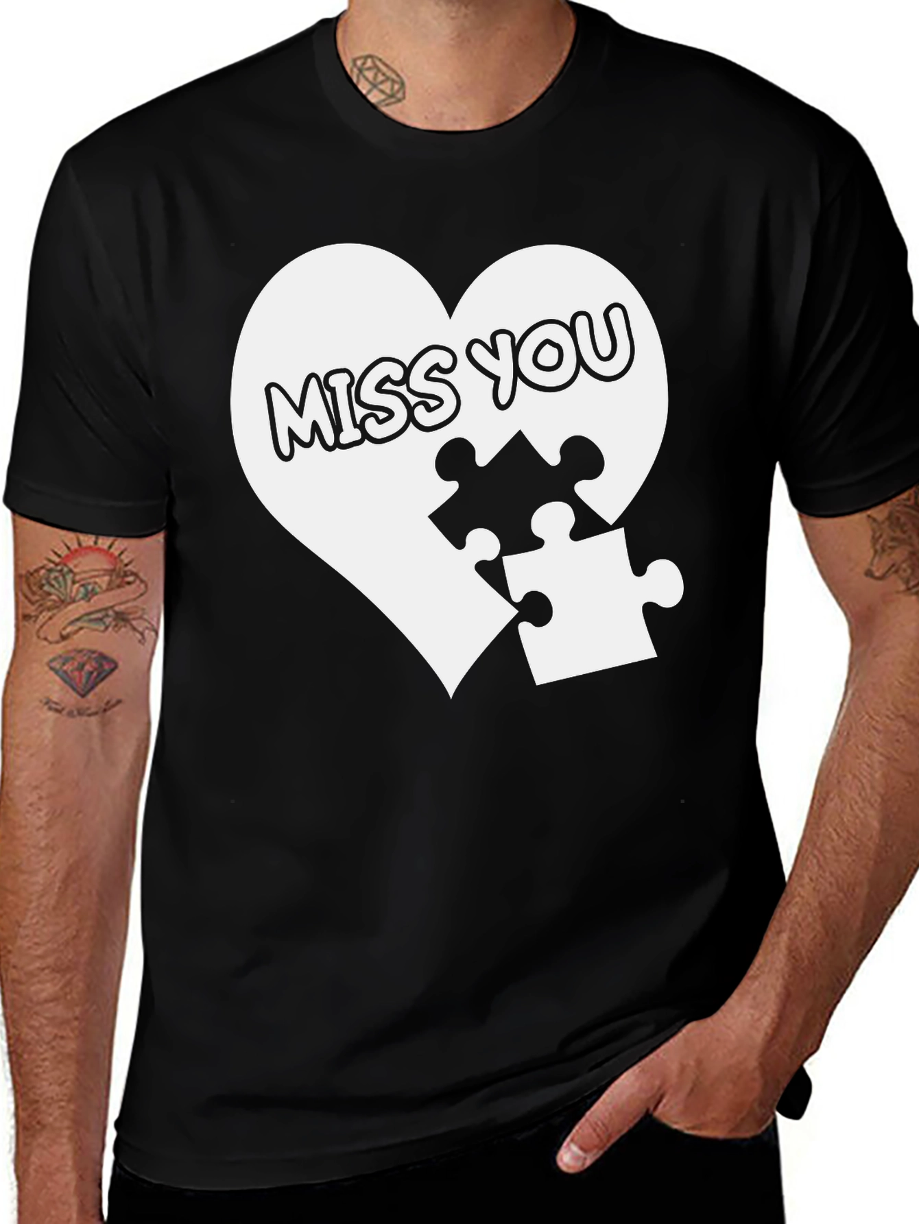 Missing Piece Heart T-Shirt