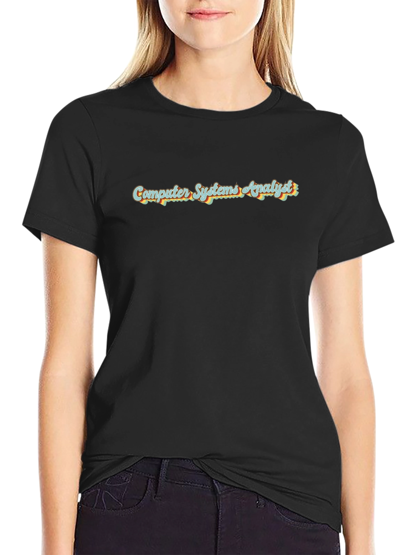Computer Systems Analyst Retro Graphic Tee