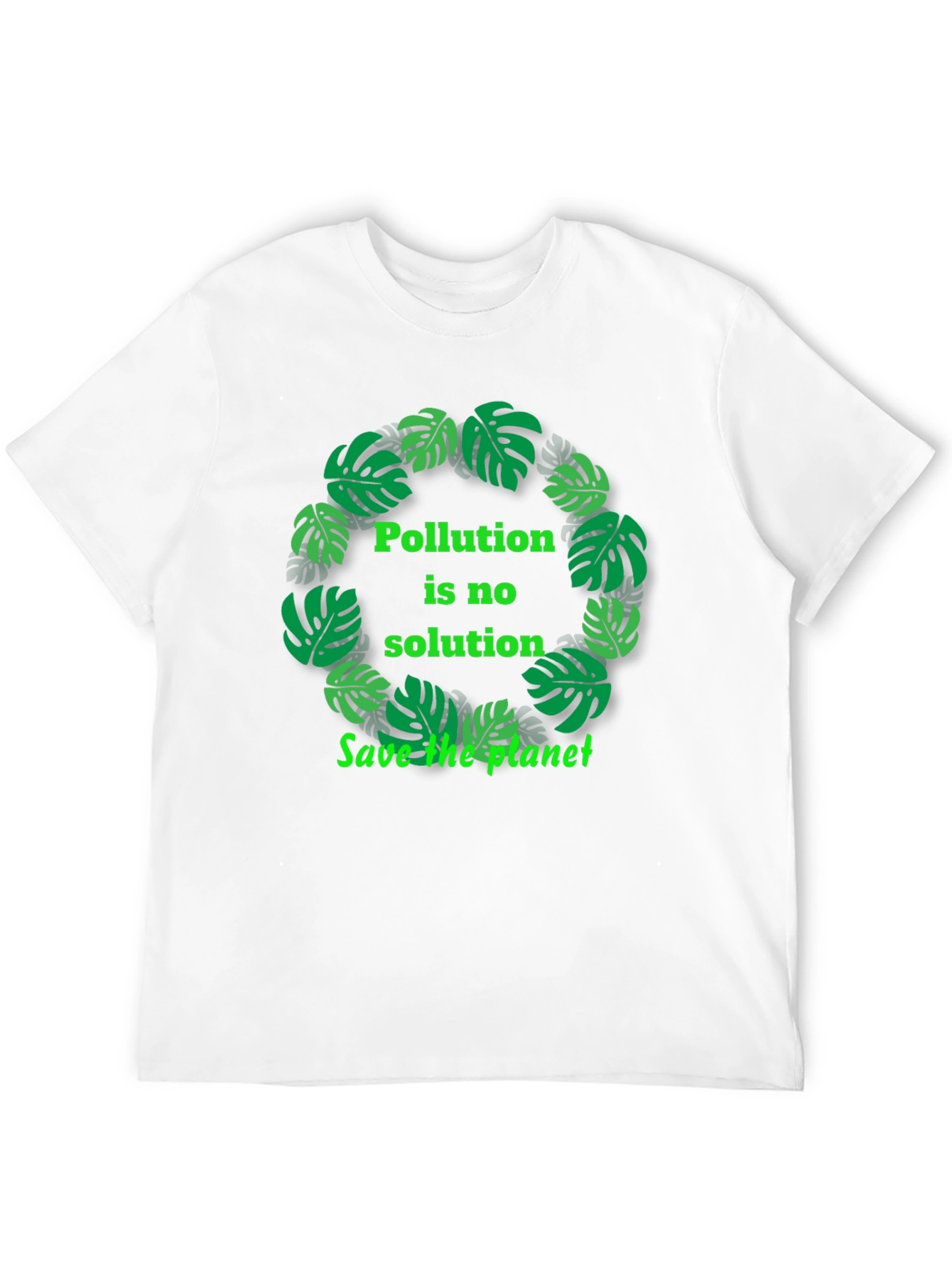 Eco-Friendly Black T-Shirt - Save the Planet
