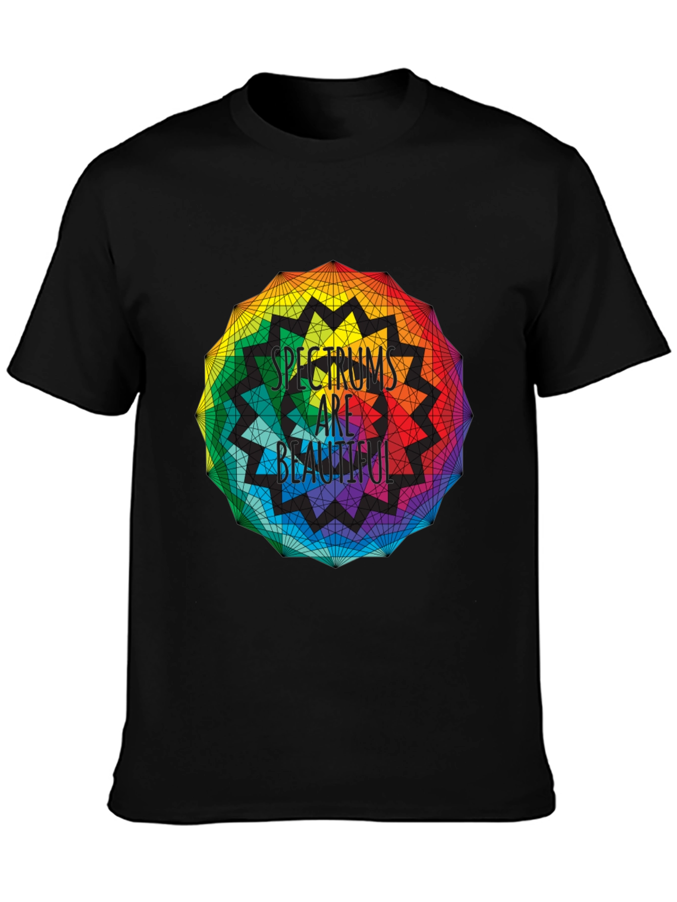 Spectrums Are Beautiful Rainbow Graphic Tee