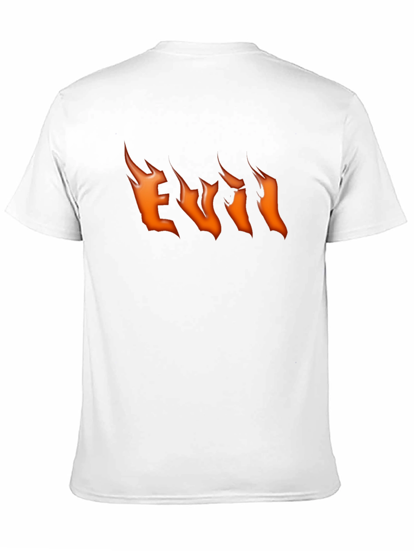 Evil Flames Graphic Black T-Shirt