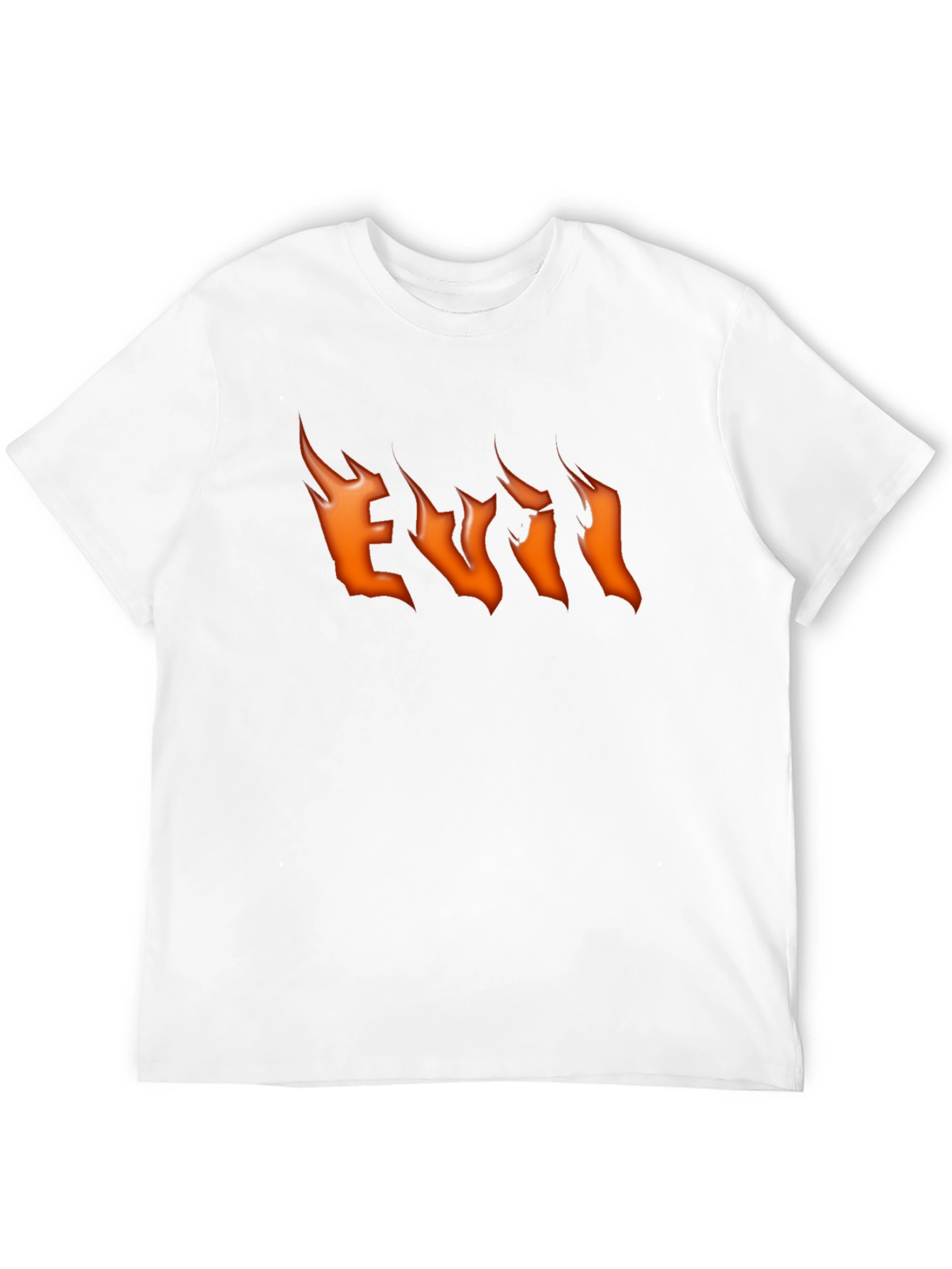 Evil Flames Graphic Black T-Shirt