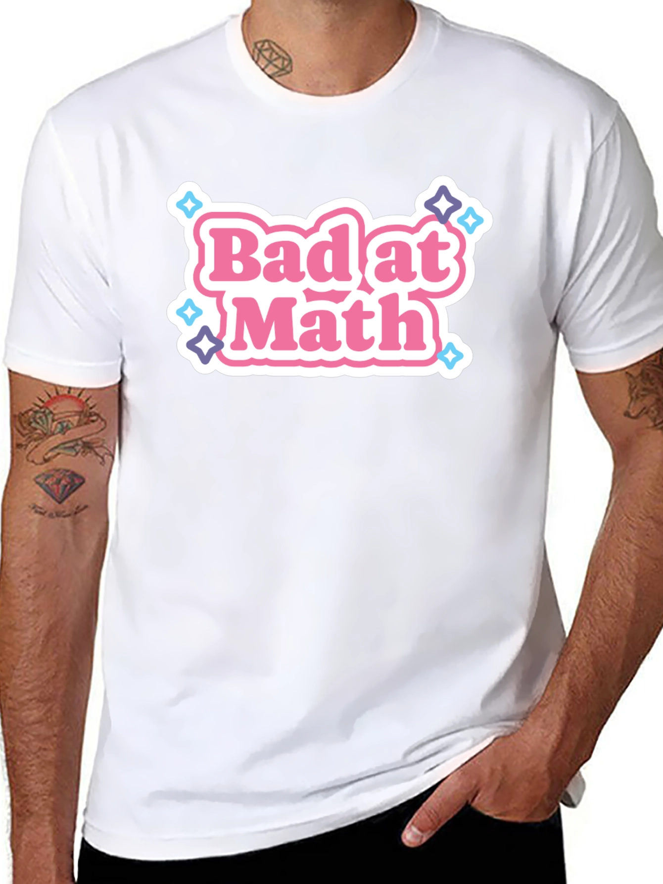 Bad at Math Graphic T-Shirt - Fun & Stylish