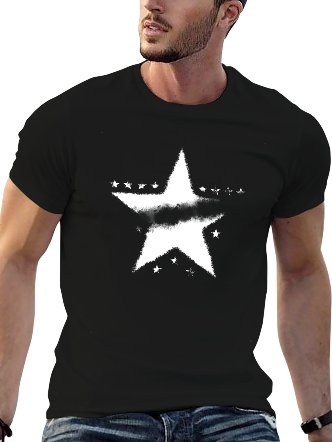 Star Graphic T-Shirt | Cool Casual Tee | Minimalist Star Design Shirt | Aesthetic Streetwear | Gift Idea | Free Shipping $50+