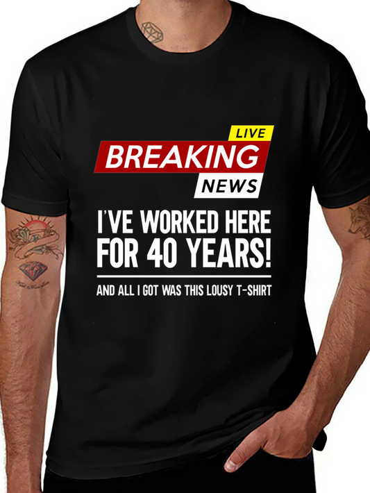Funny 40 Years Work Anniversary T-Shirt