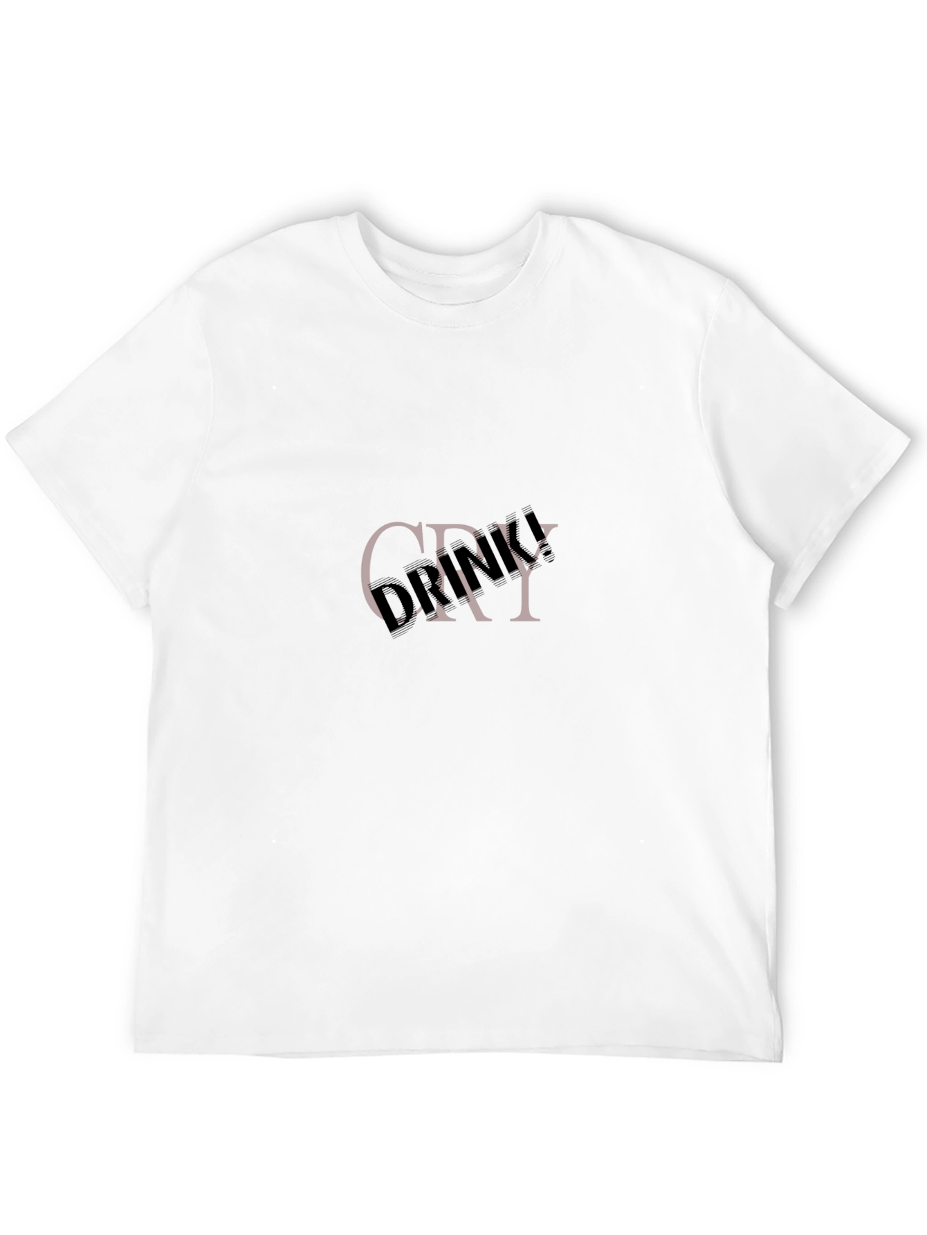 Drink! Graphic Print T-Shirt - Stylish Casual Wear