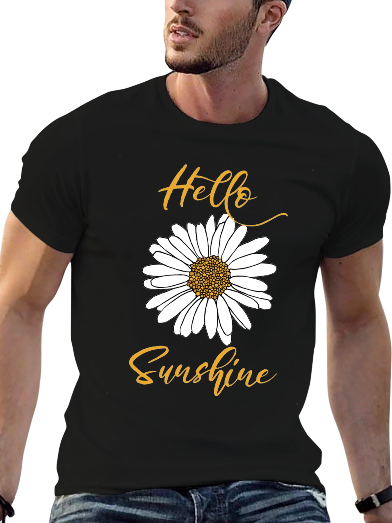 Hello Sunshine Daisy Graphic Tee