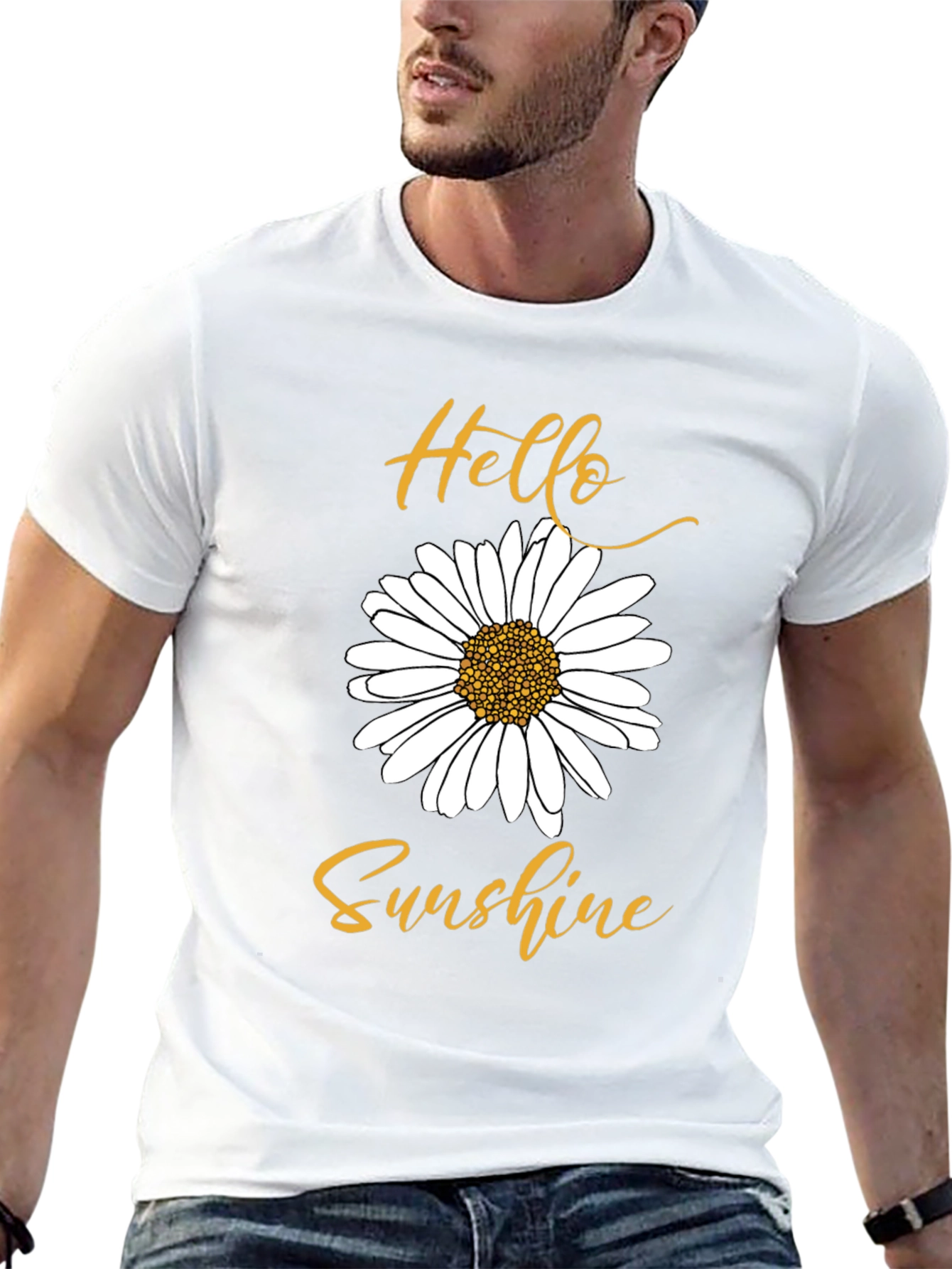 Hello Sunshine Daisy Graphic Tee