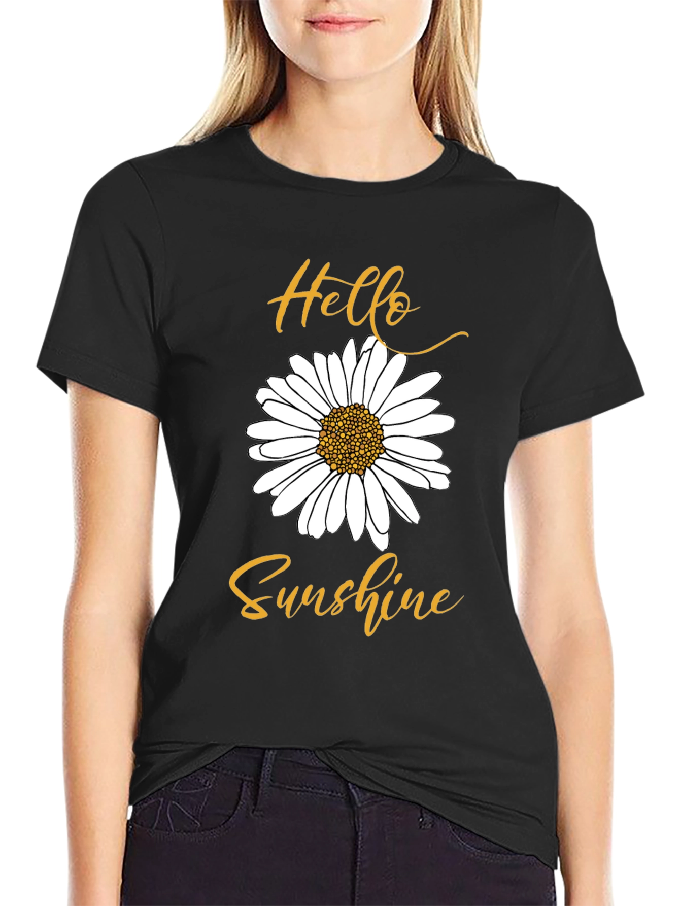 Hello Sunshine Daisy Graphic Tee