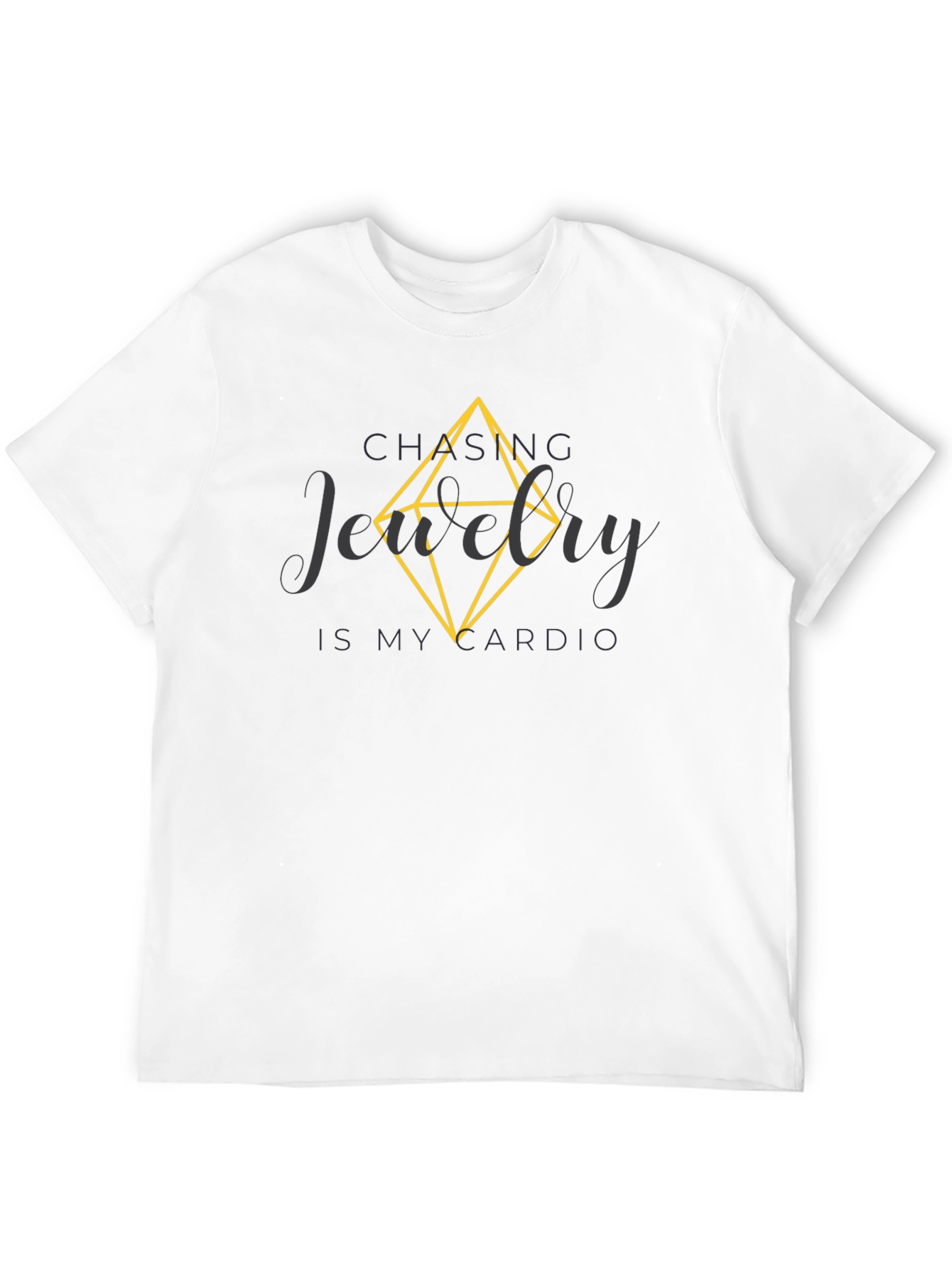 Chasing Jewelry is My Cardio Graphic Tee