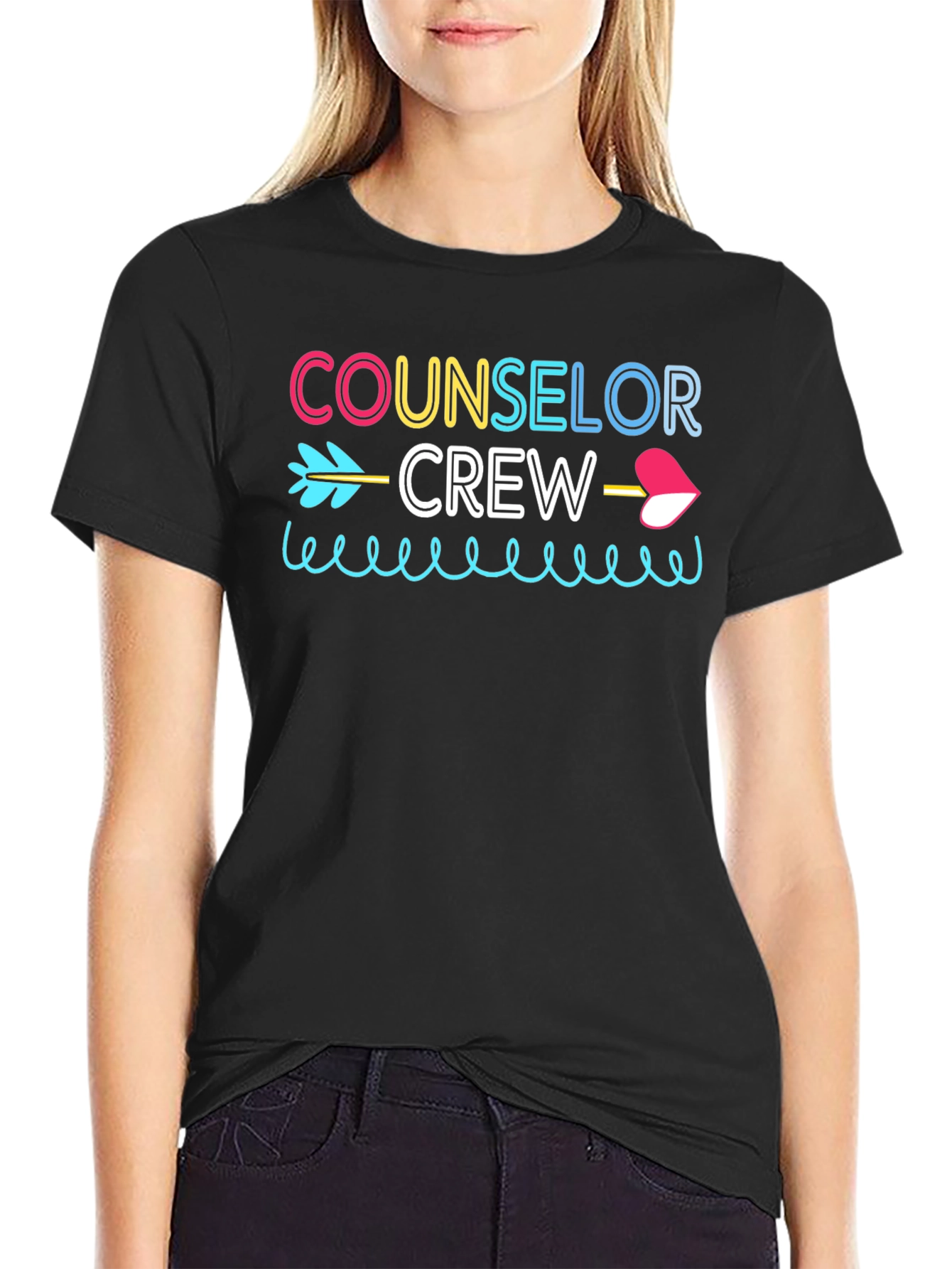 Counselor Crew Arrow Graphic T-Shirt