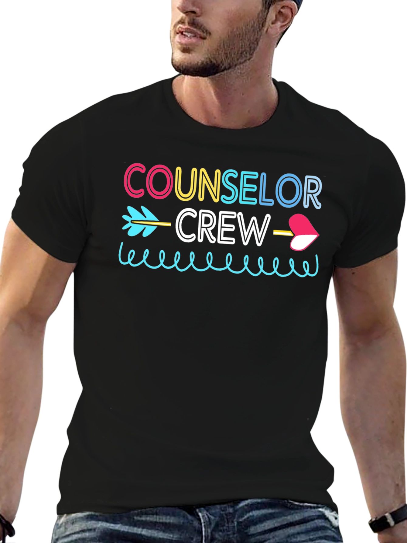 Counselor Crew Arrow Graphic T-Shirt