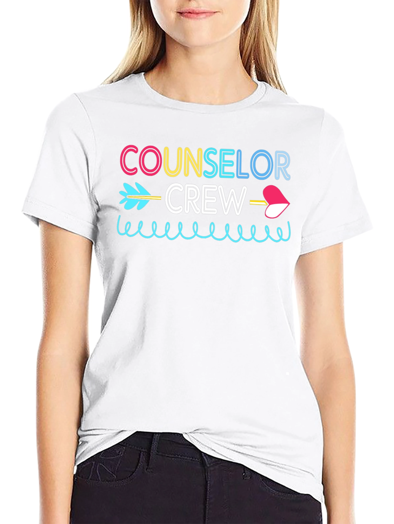 Counselor Crew Arrow Graphic T-Shirt