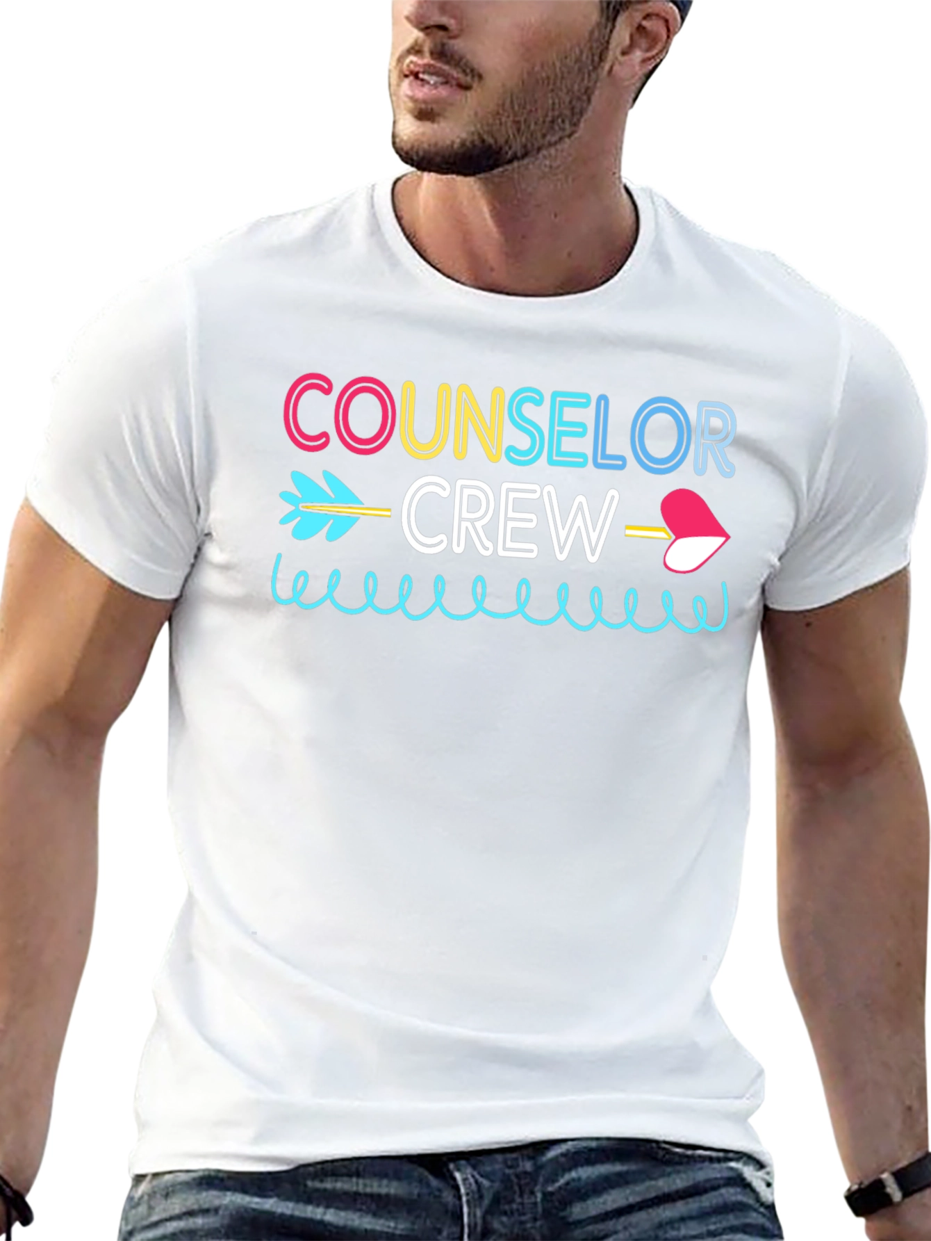 Counselor Crew Arrow Graphic T-Shirt