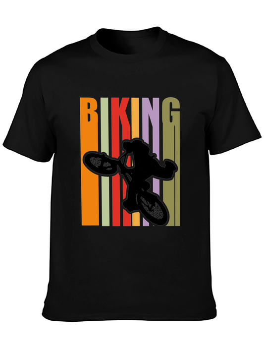 Biking T-Shirt - Retro Style Design