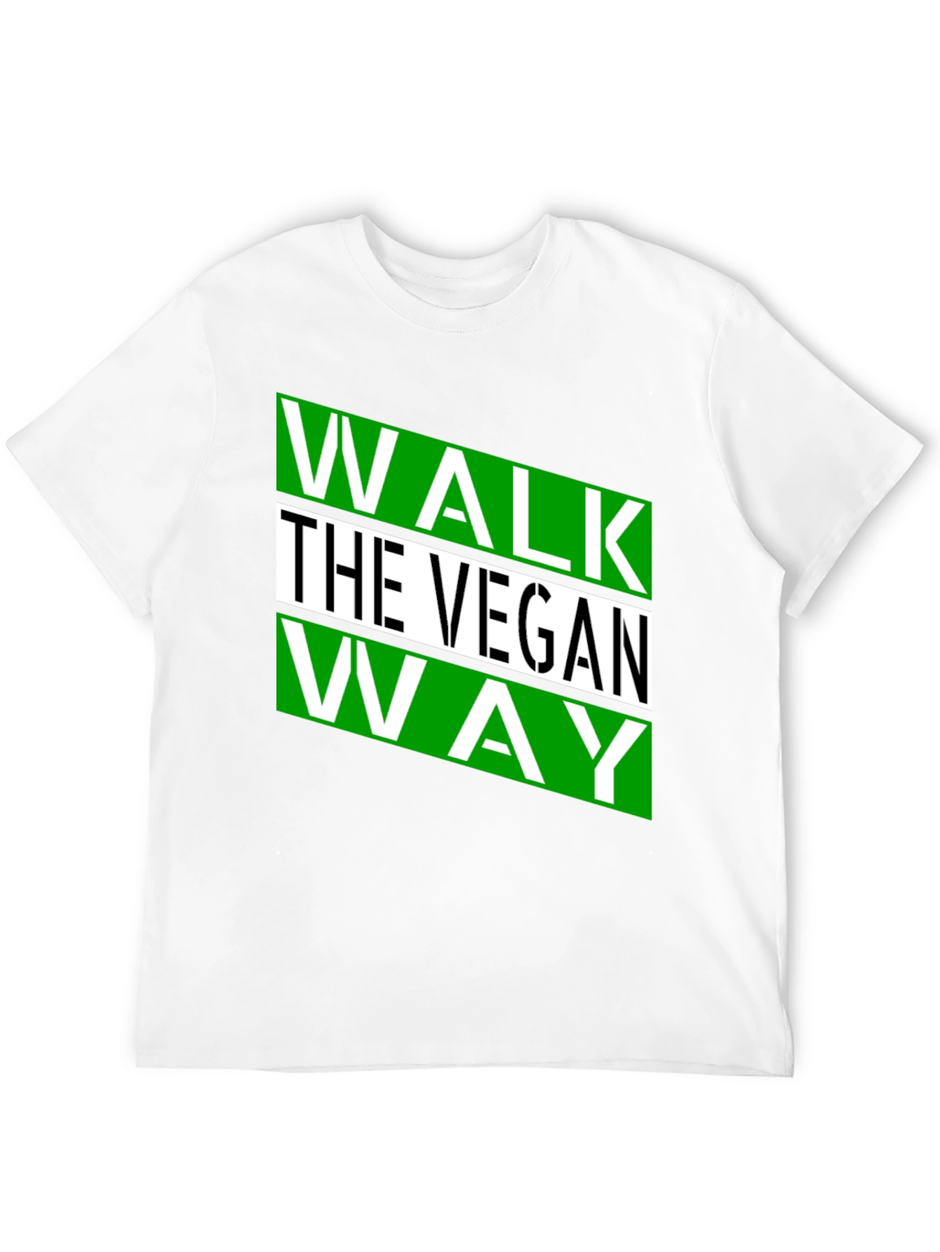 Vegan Way Graphic Tee - Stylish Black T-Shirt